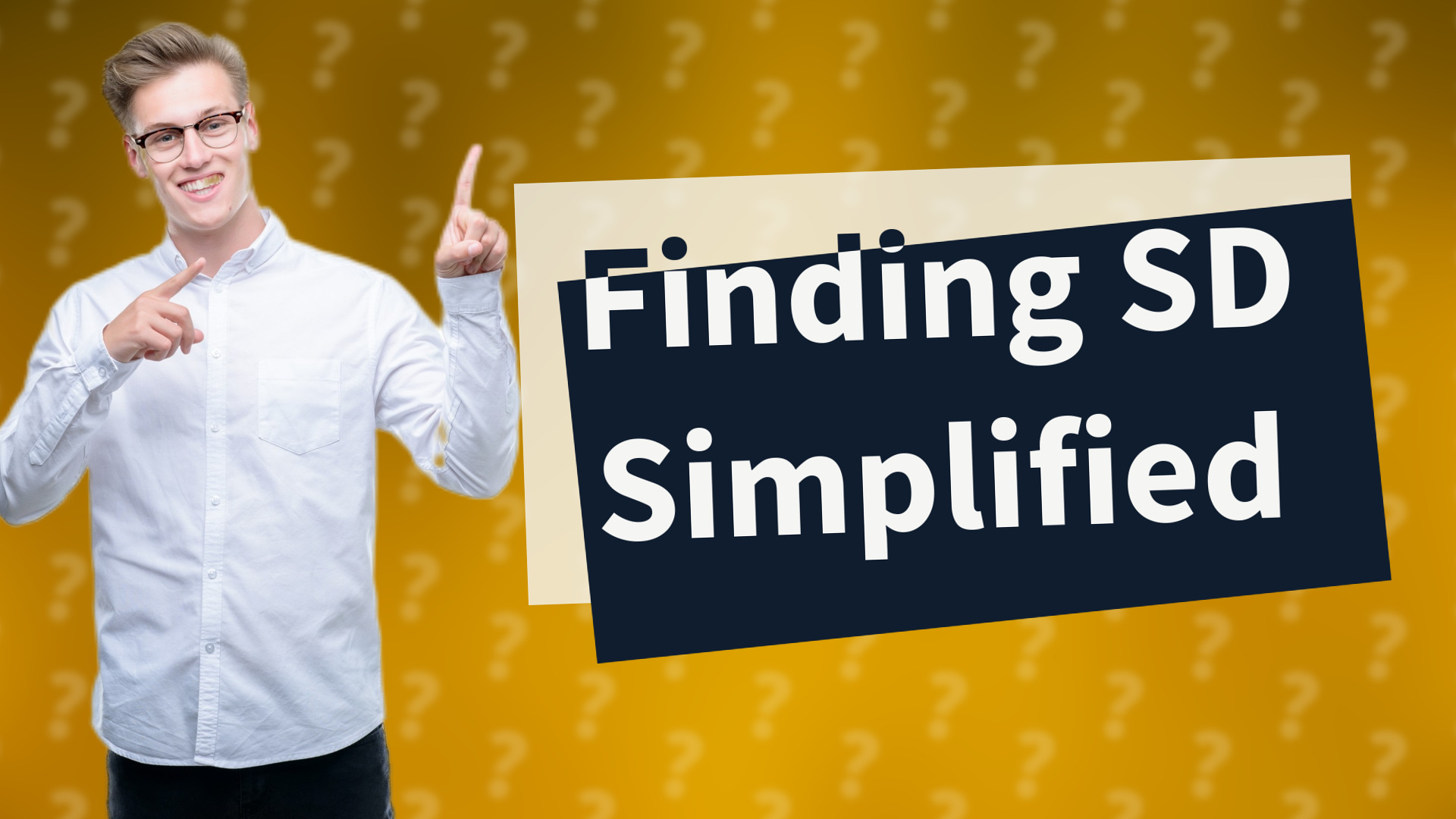 Finding SD Simplified