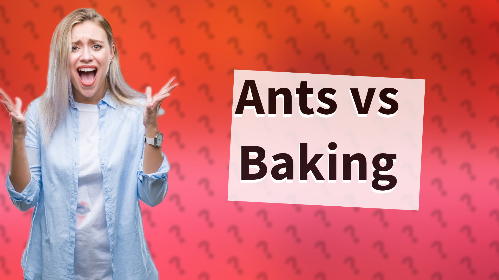 Ants vs Baking