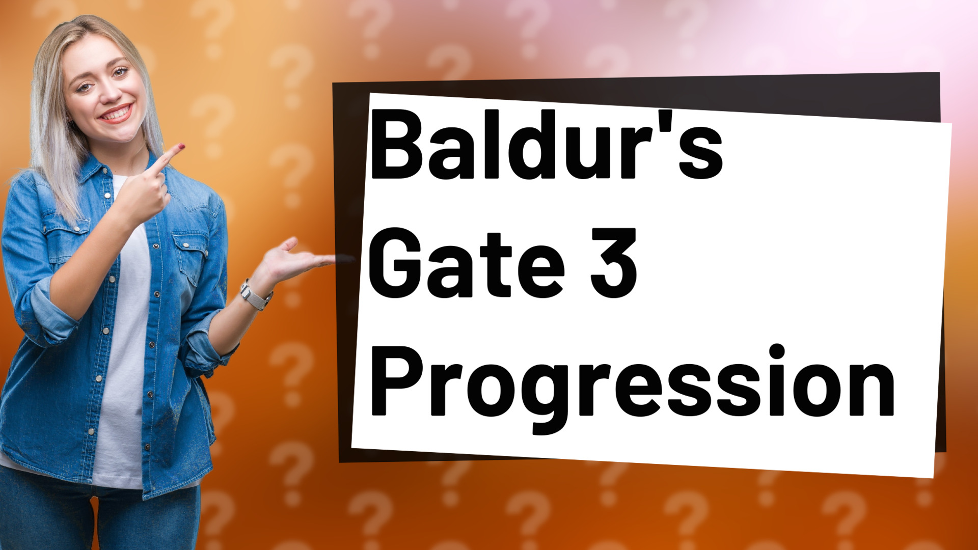 Baldur's Gate 3 Progression