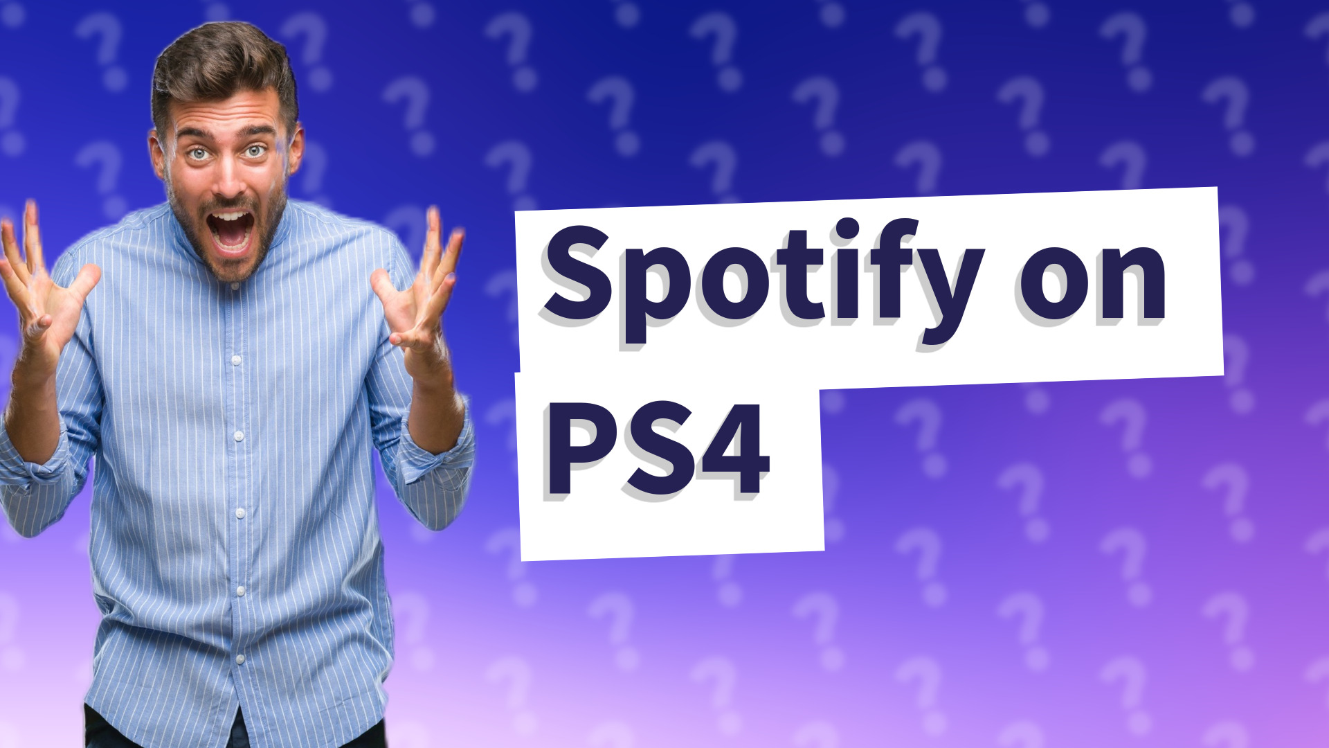 Spotify on PS4
