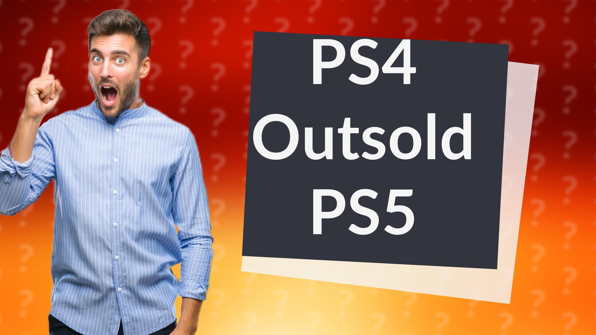 PS4 Outsold PS5