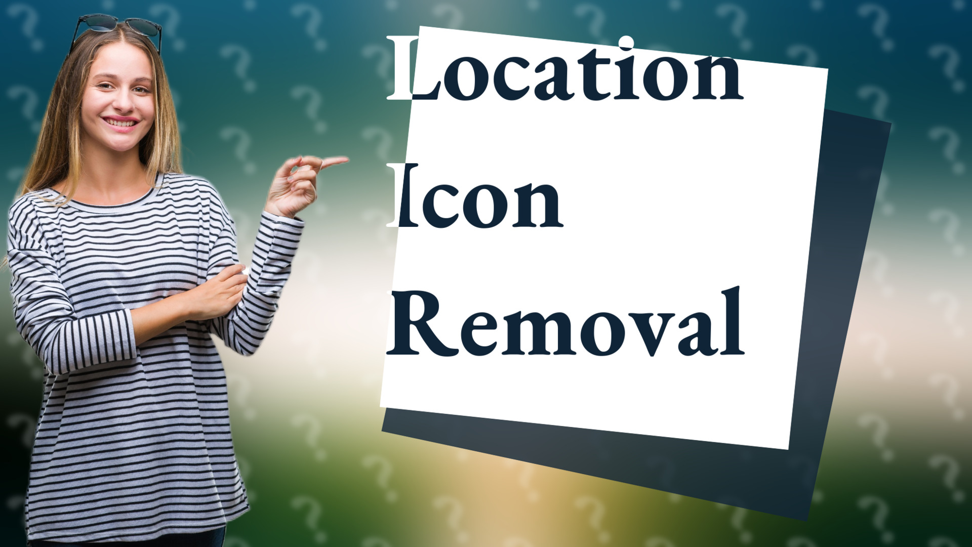 Location Icon Removal