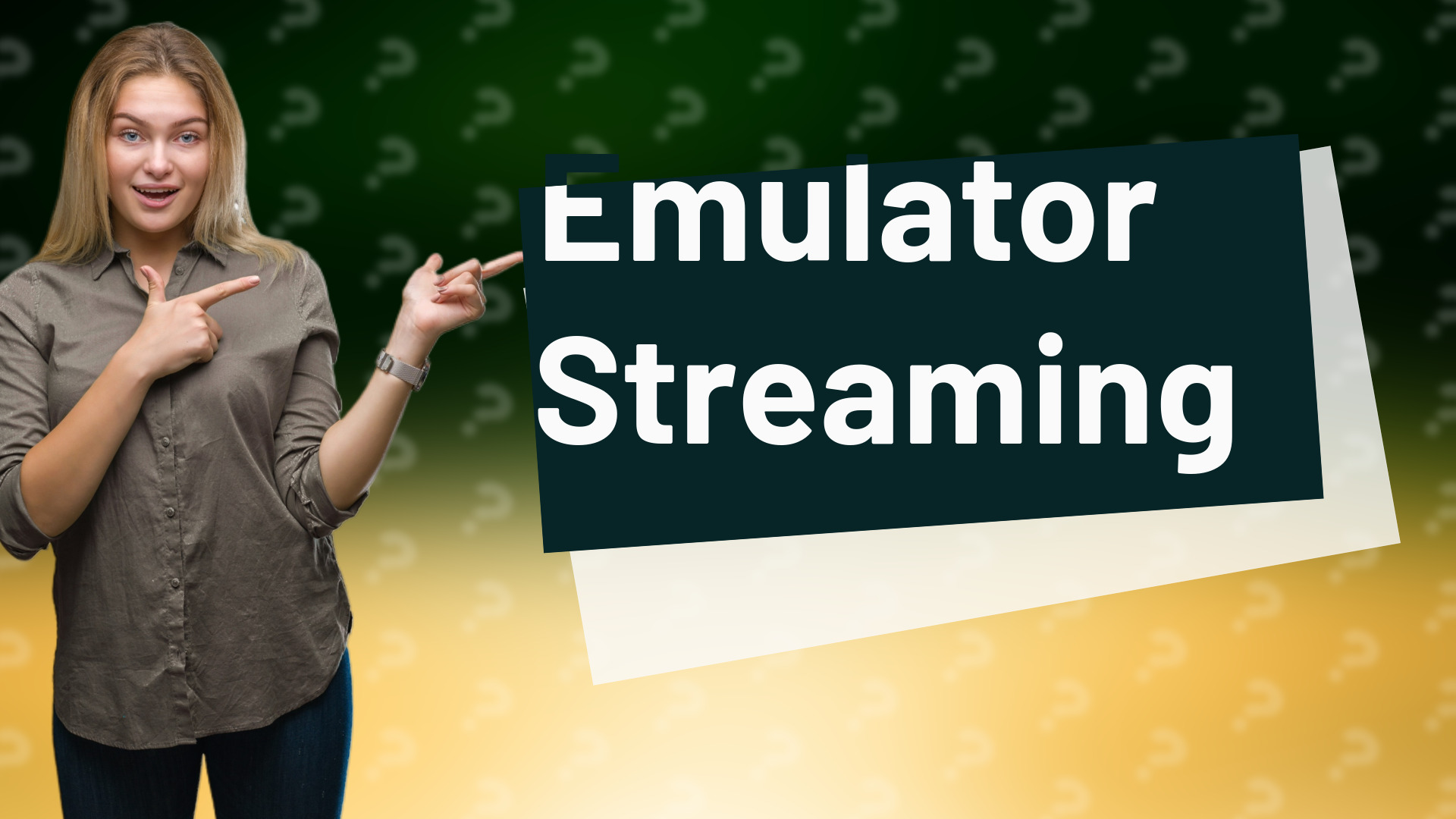 Emulator Streaming