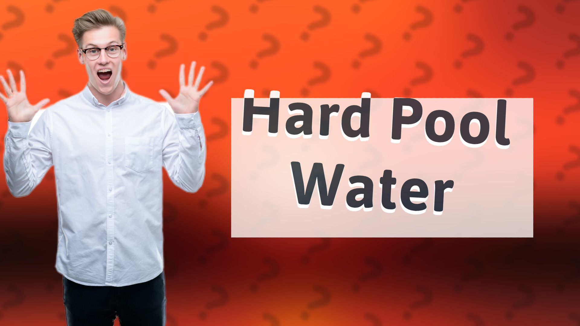 Hard Pool Water
