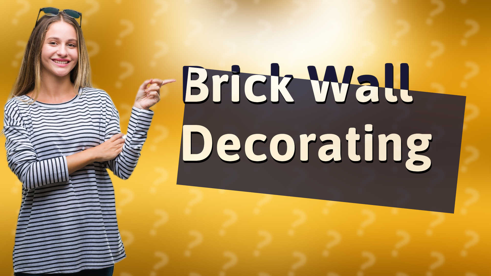 Brick Wall Decorating