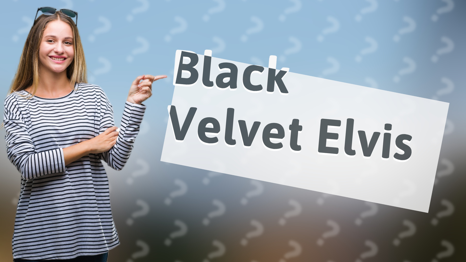 Black Velvet Elvis