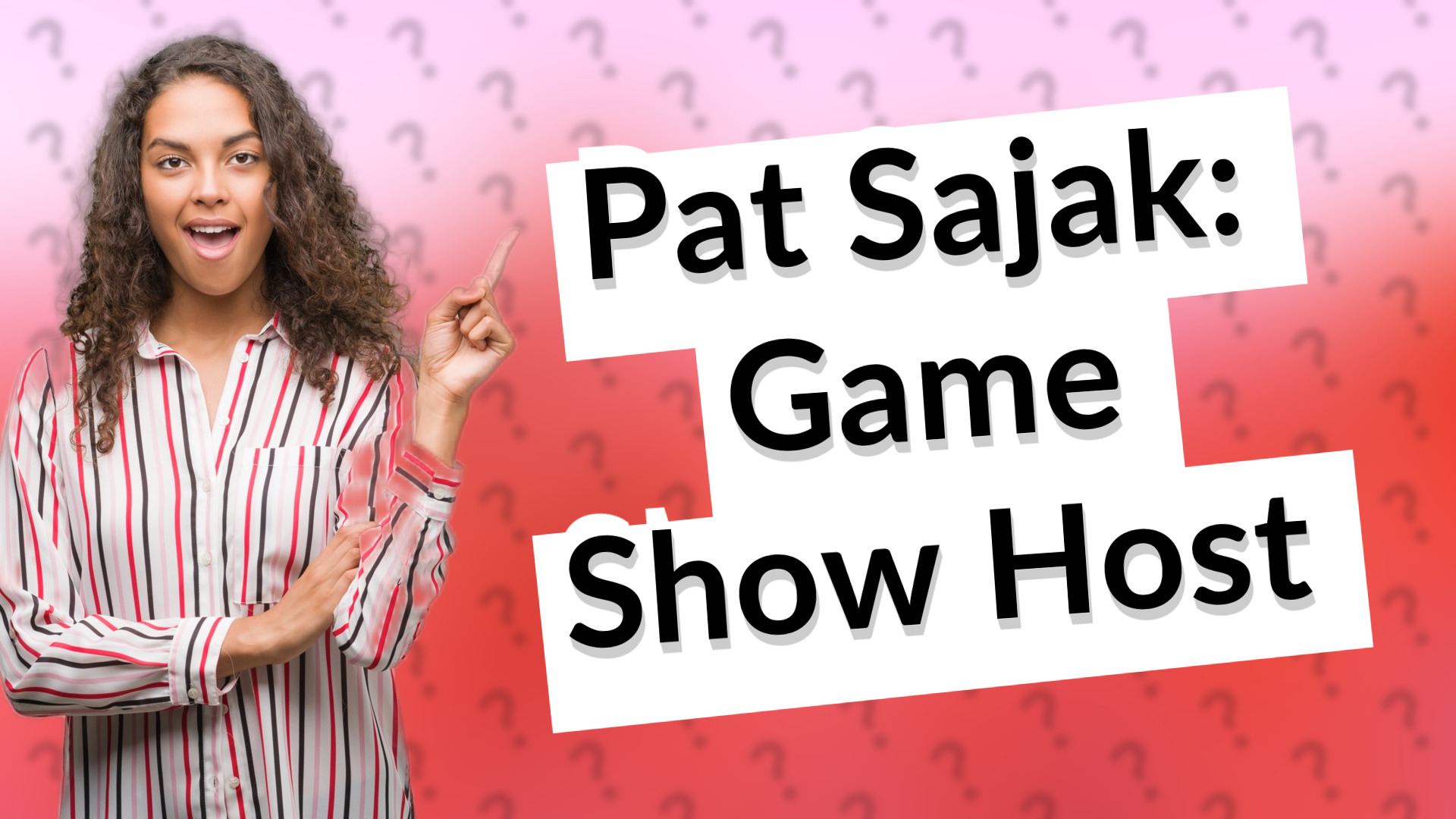 Pat Sajak: Game Show Host