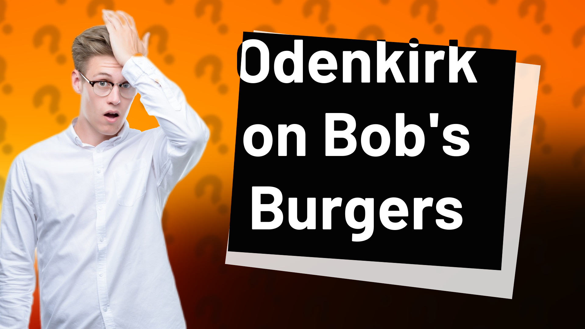 Odenkirk on Bob's Burgers