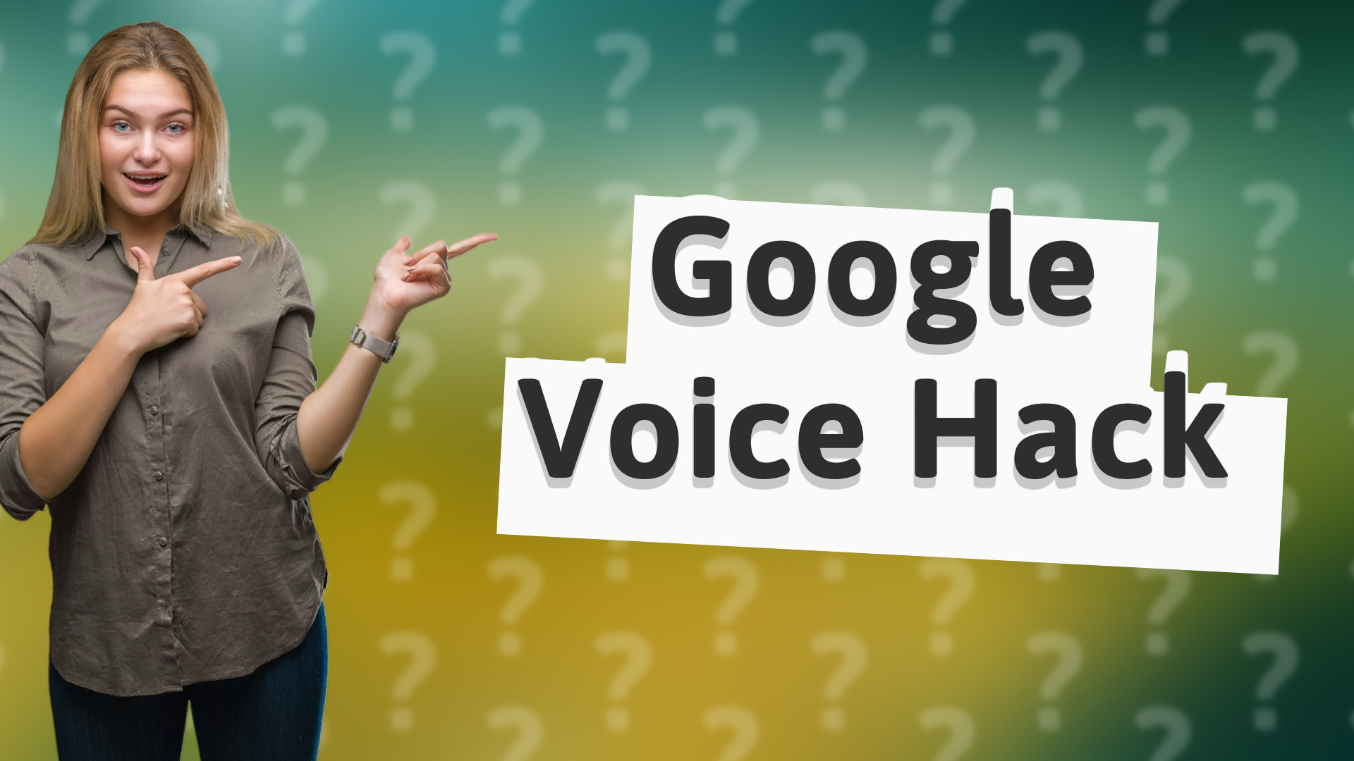 Google Voice Hack