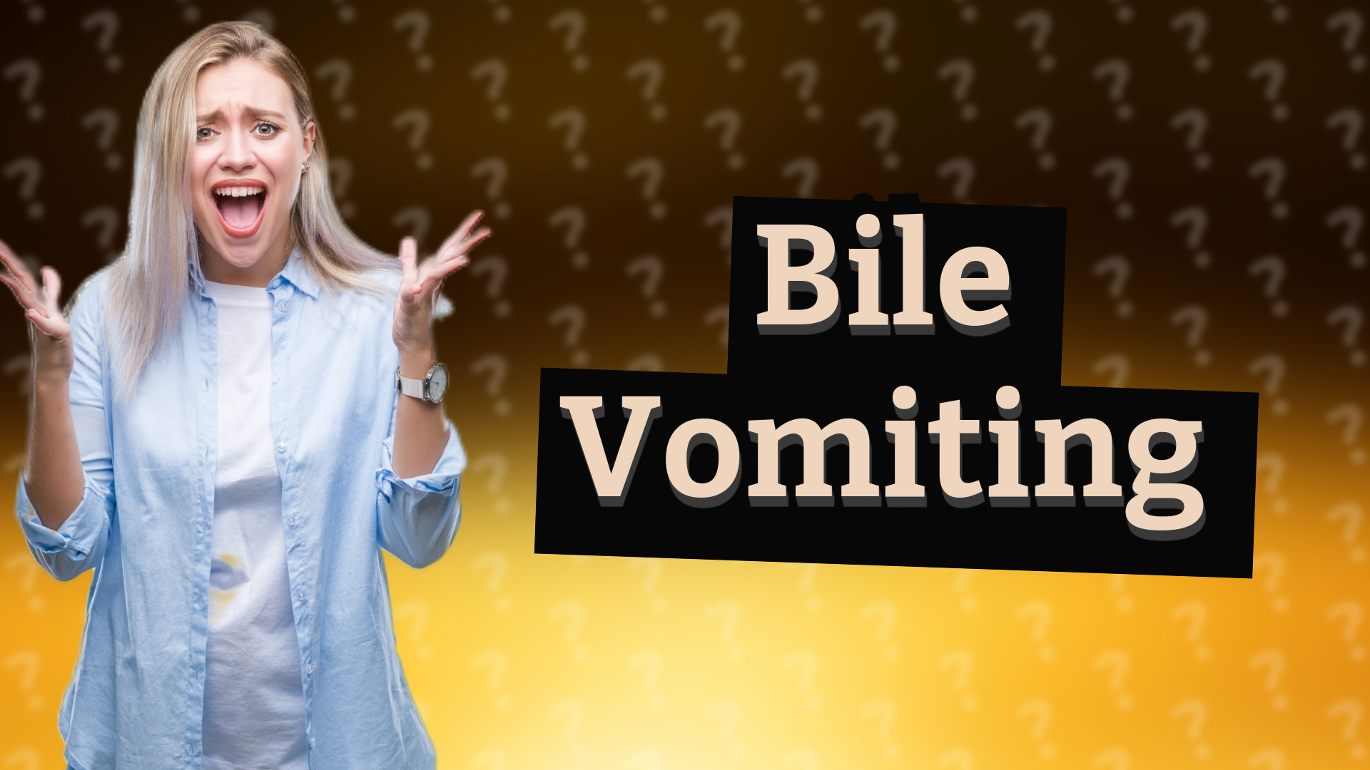 Bile Vomiting
