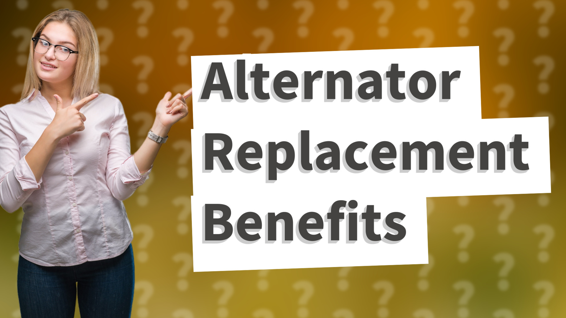 Alternator Replacement Benefits