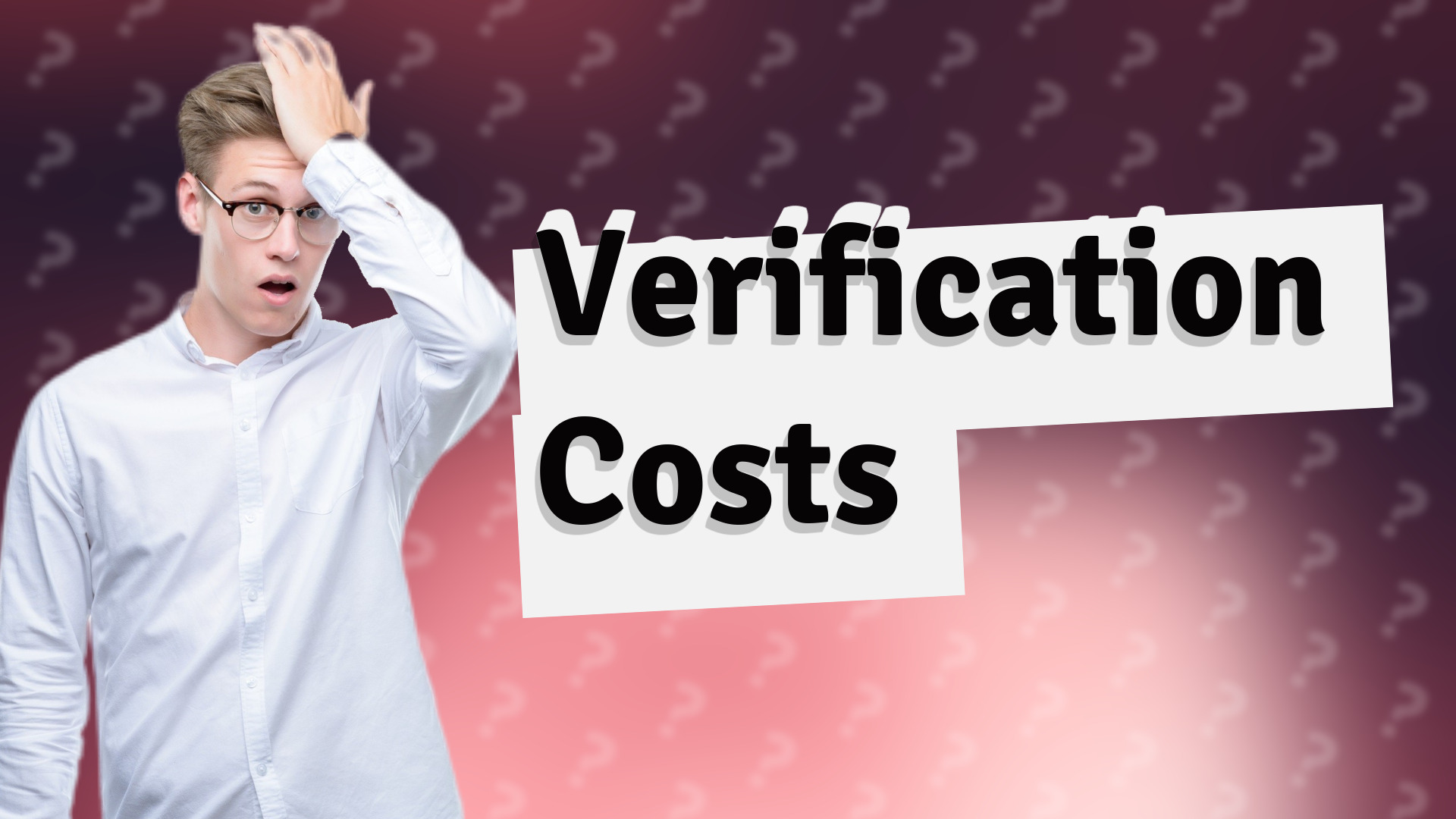 Verification Costs