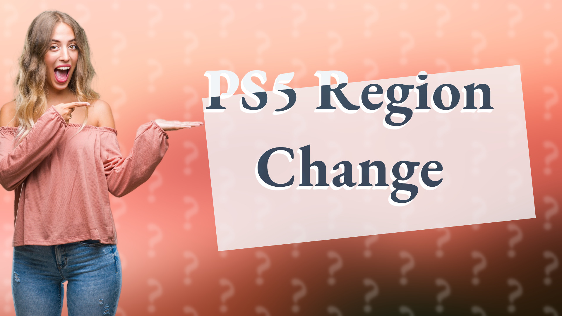 PS5 Region Change