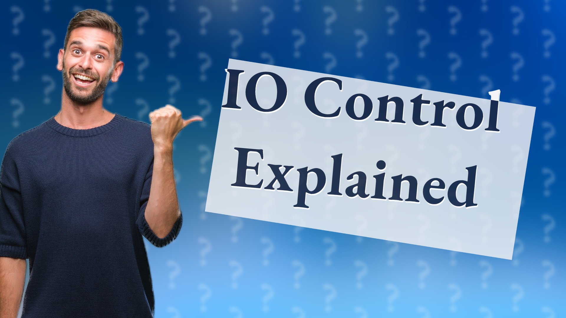 IO Control Explained