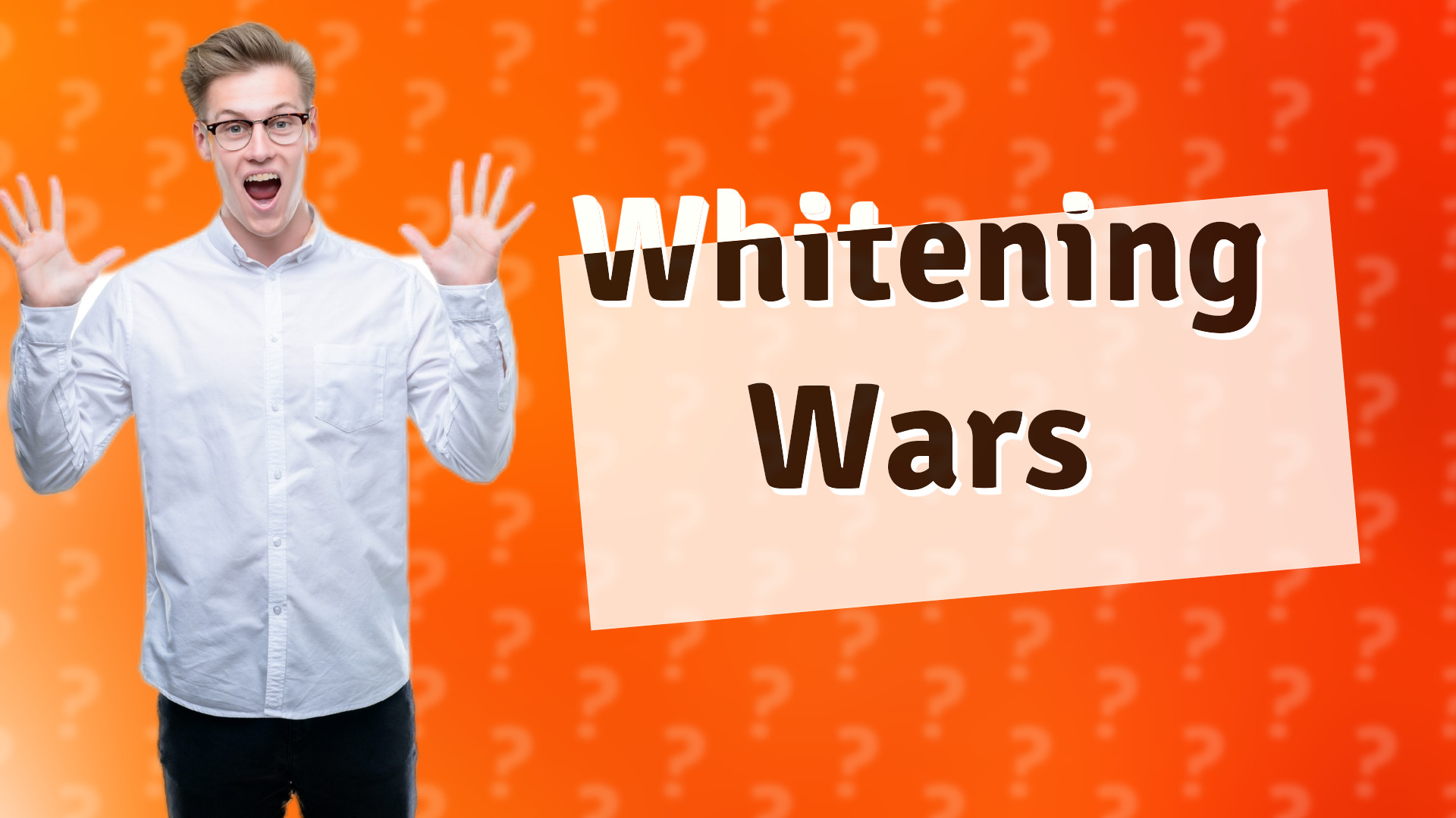 Whitening Wars