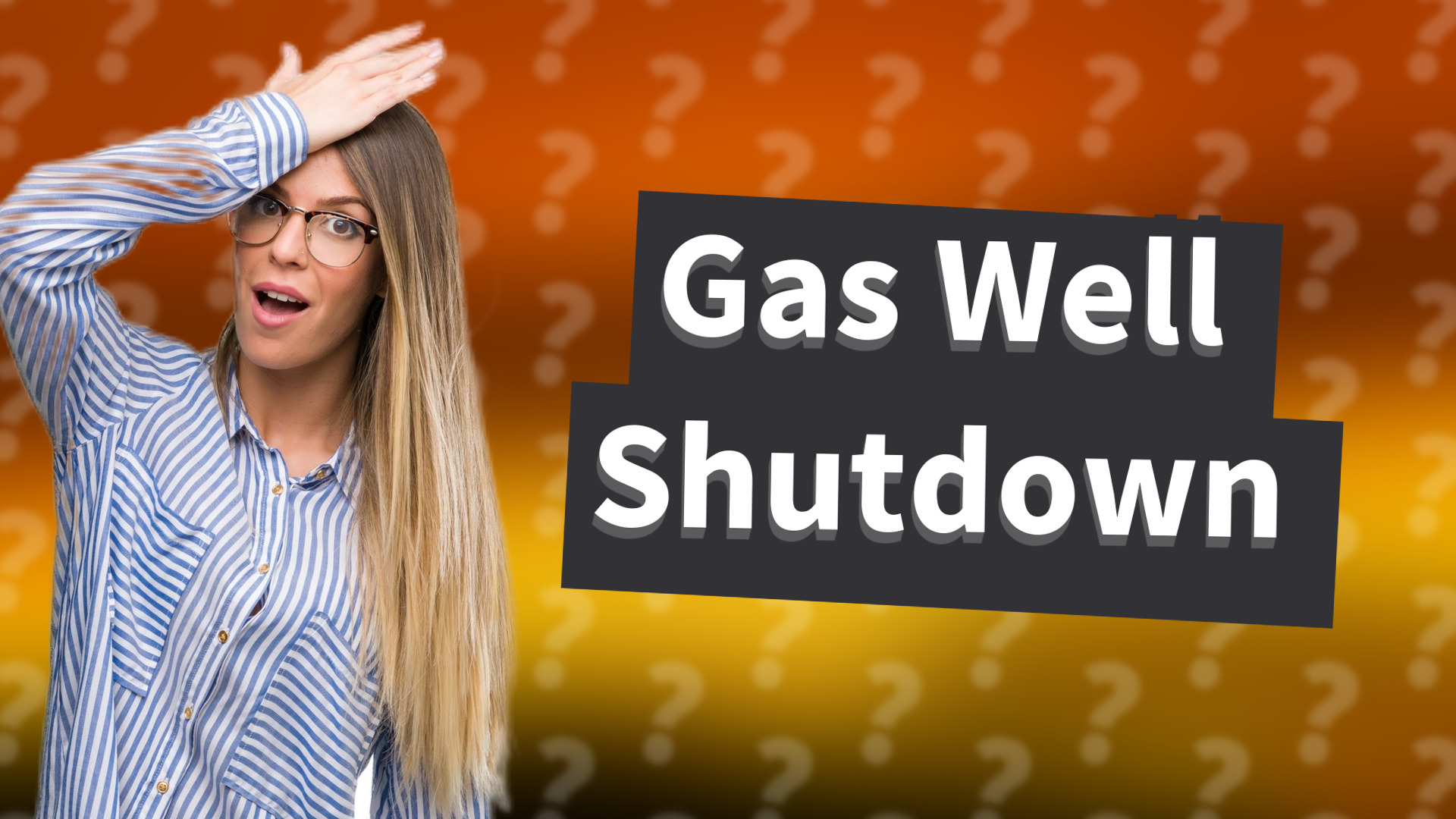 Gas Well Shutdown
