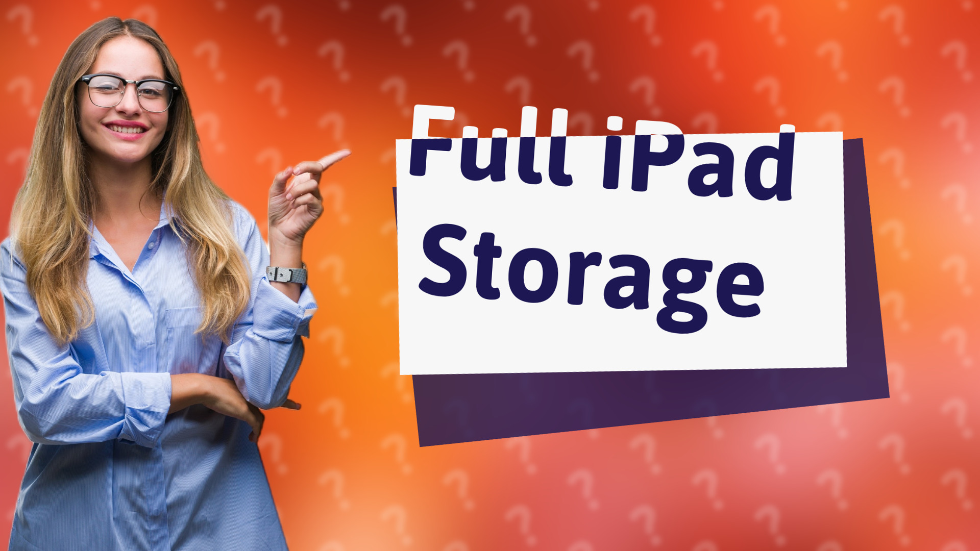 Full iPad Storage