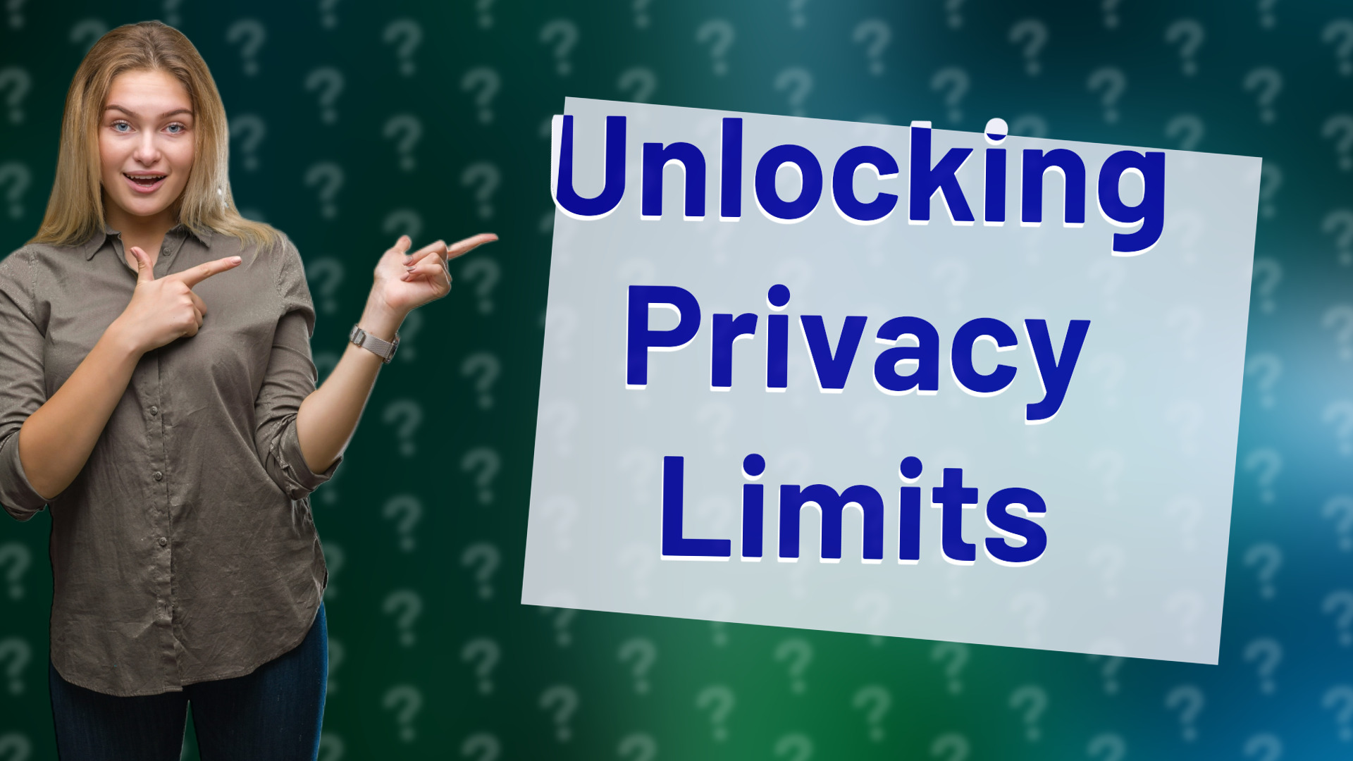 Unlocking Privacy Limits
