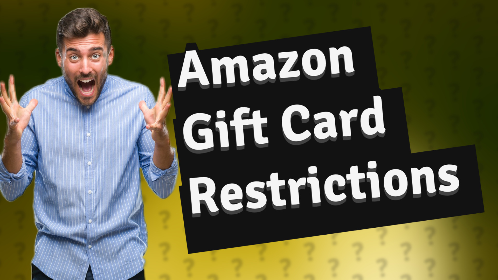 Amazon Gift Card Restrictions