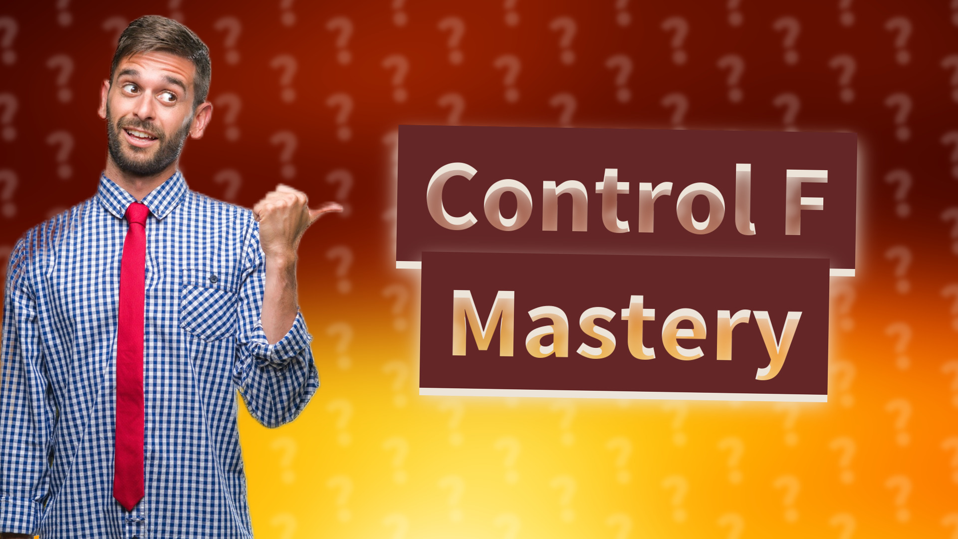 Control F Mastery