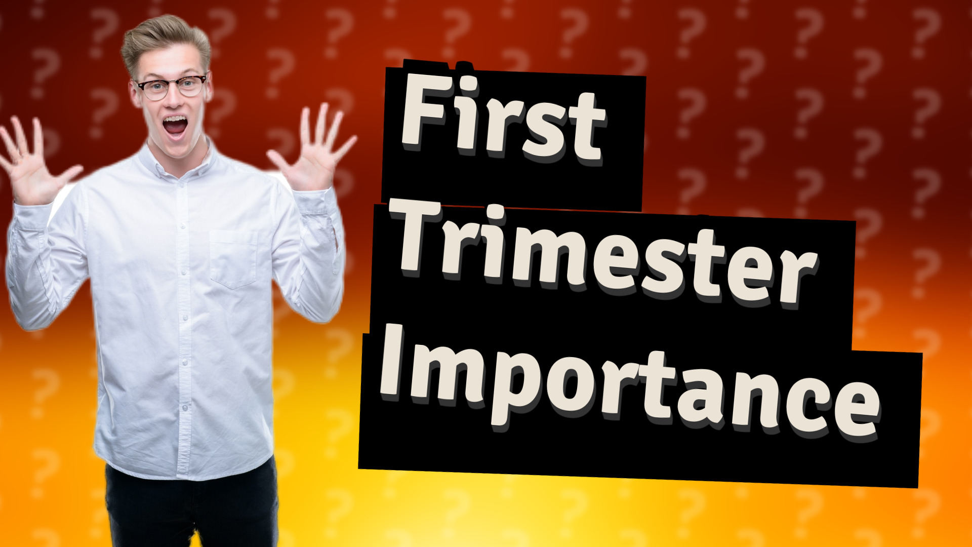 First Trimester Importance