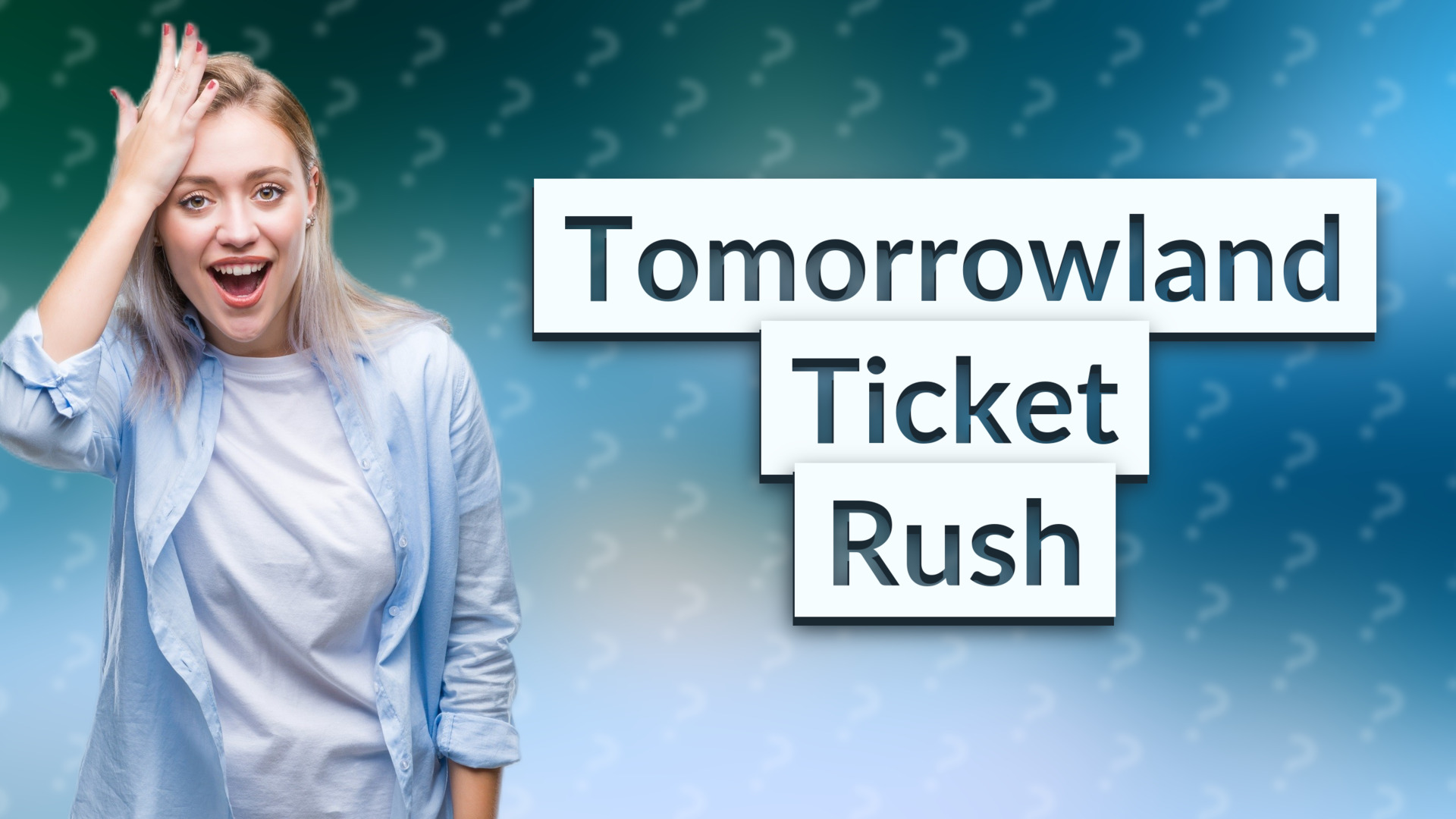 Tomorrowland Ticket Rush