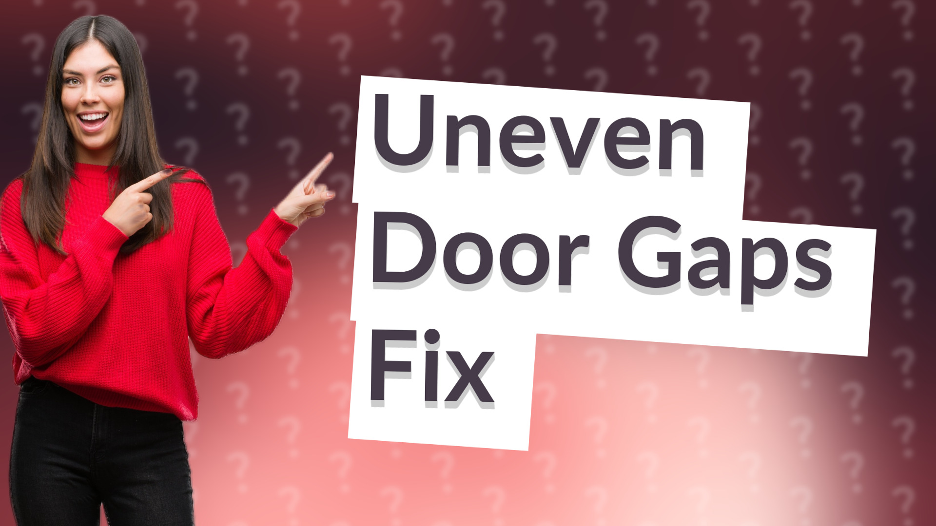 Uneven Door Gaps Fix