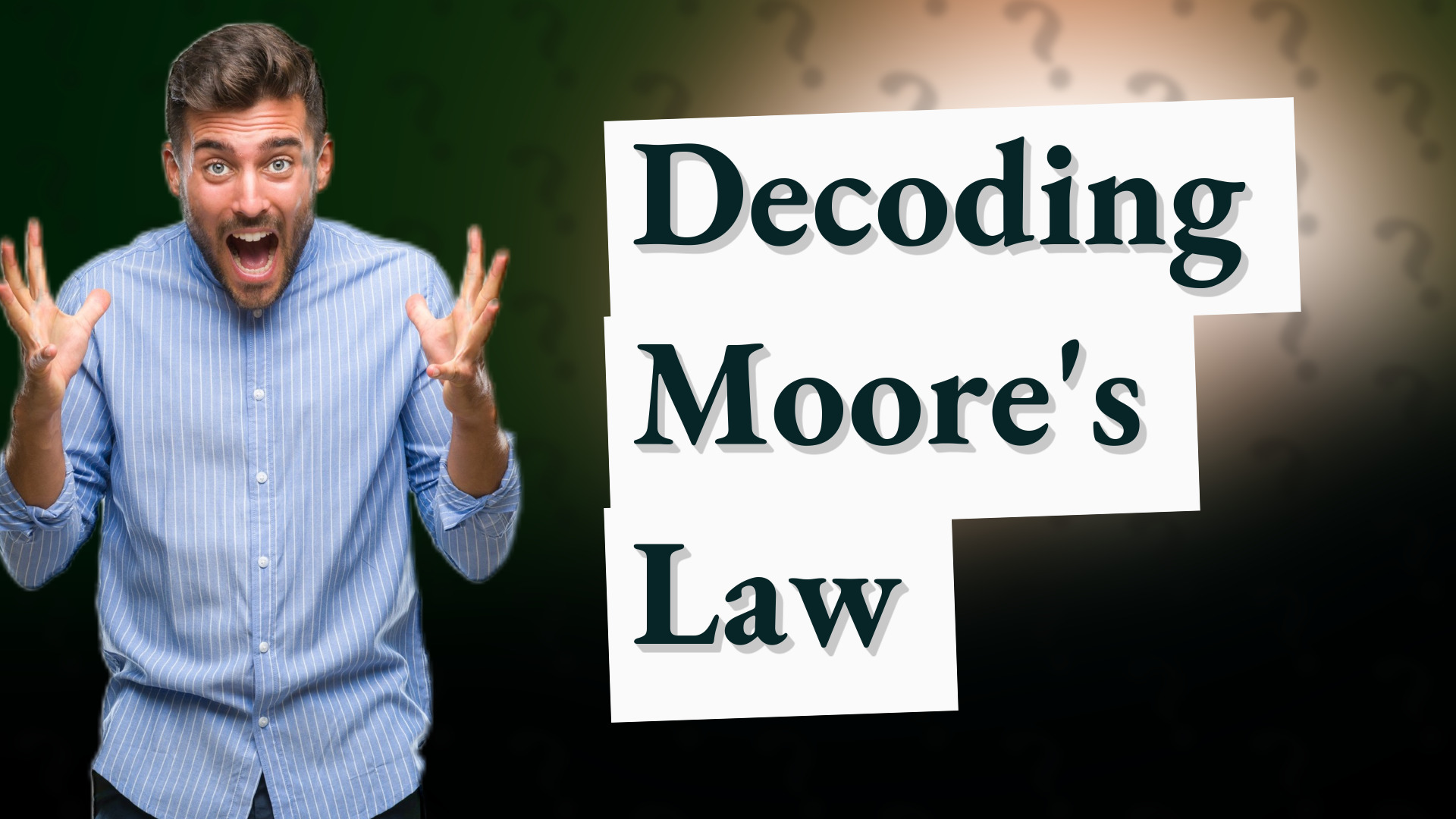 Decoding Moore's Law