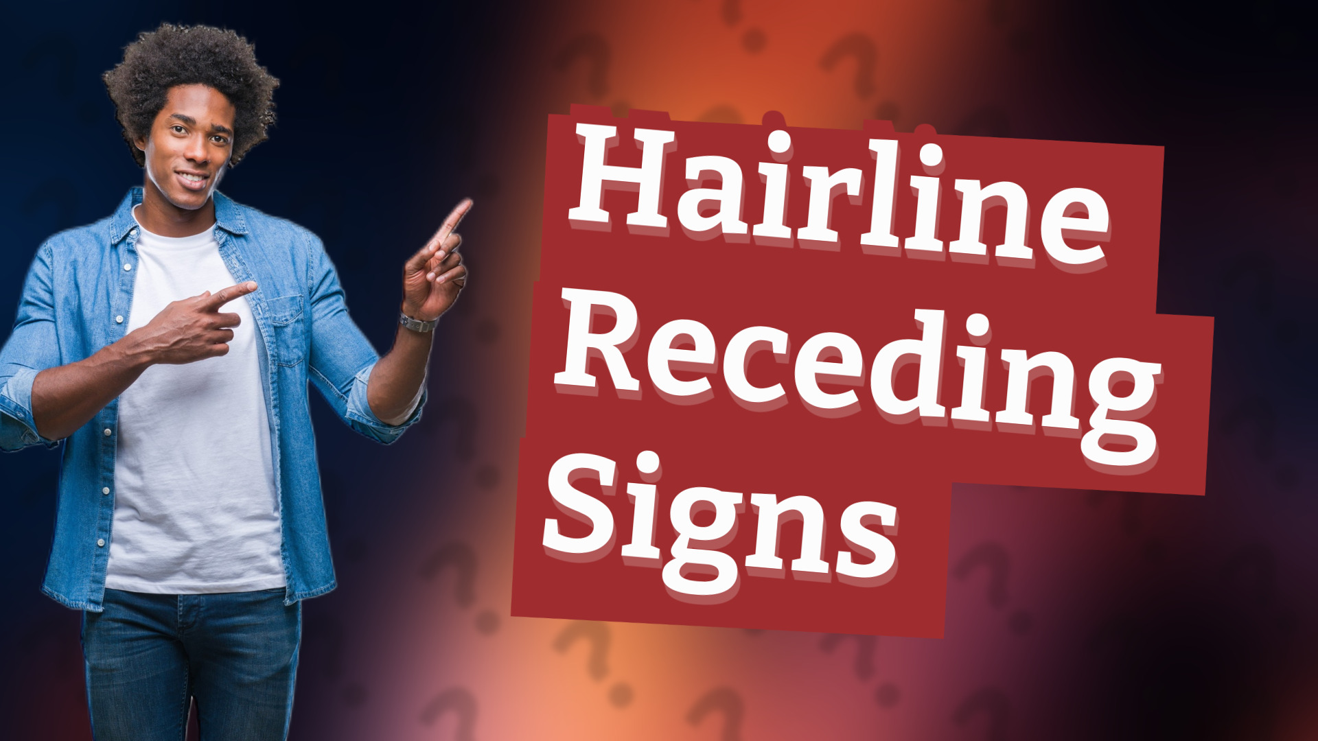 Hairline Receding Signs