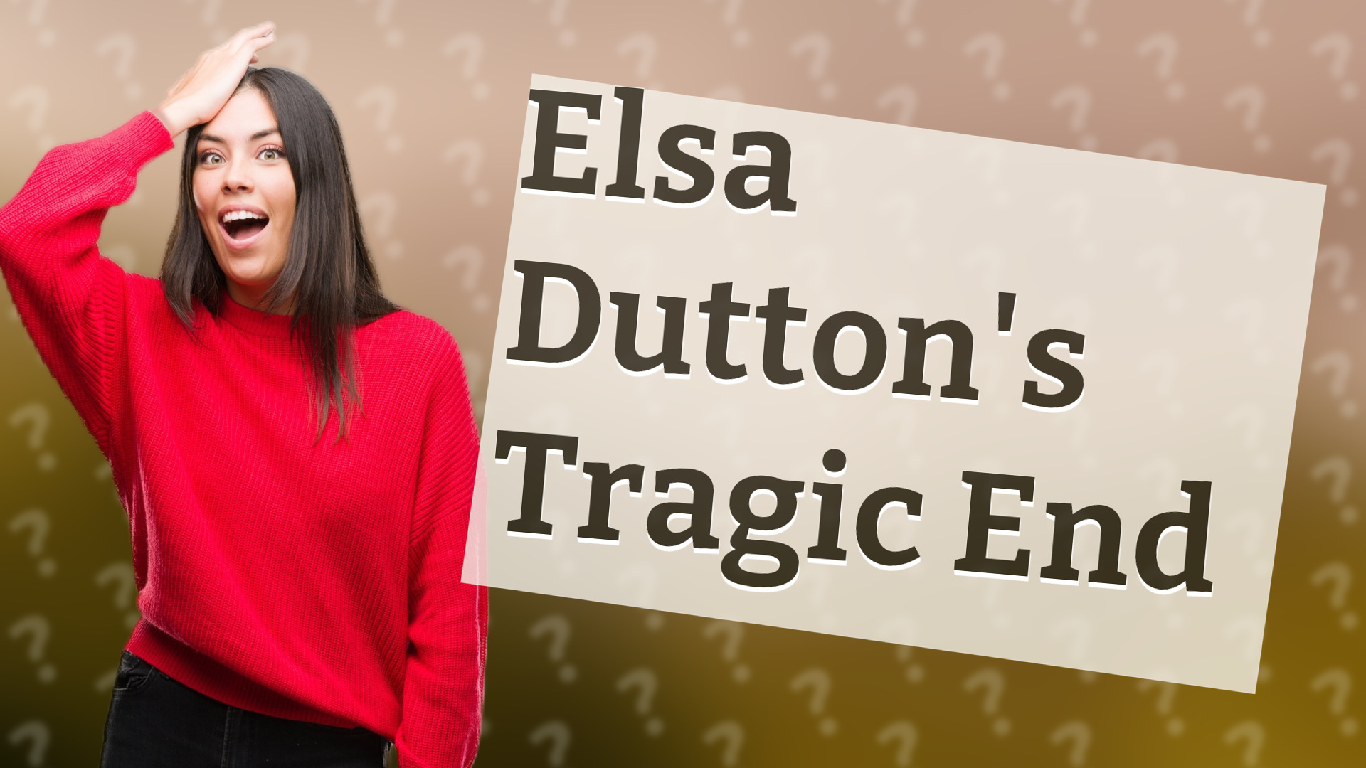 Elsa Dutton's Tragic End