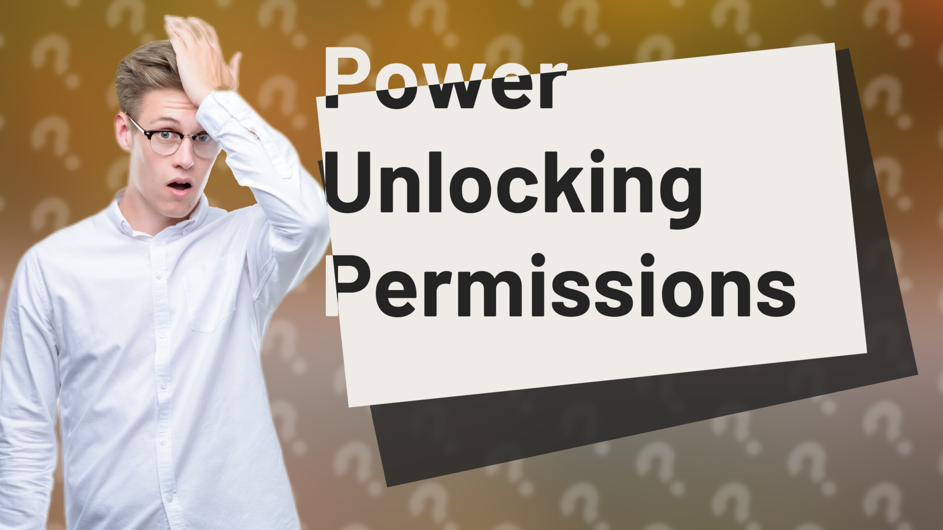 Power Unlocking Permissions