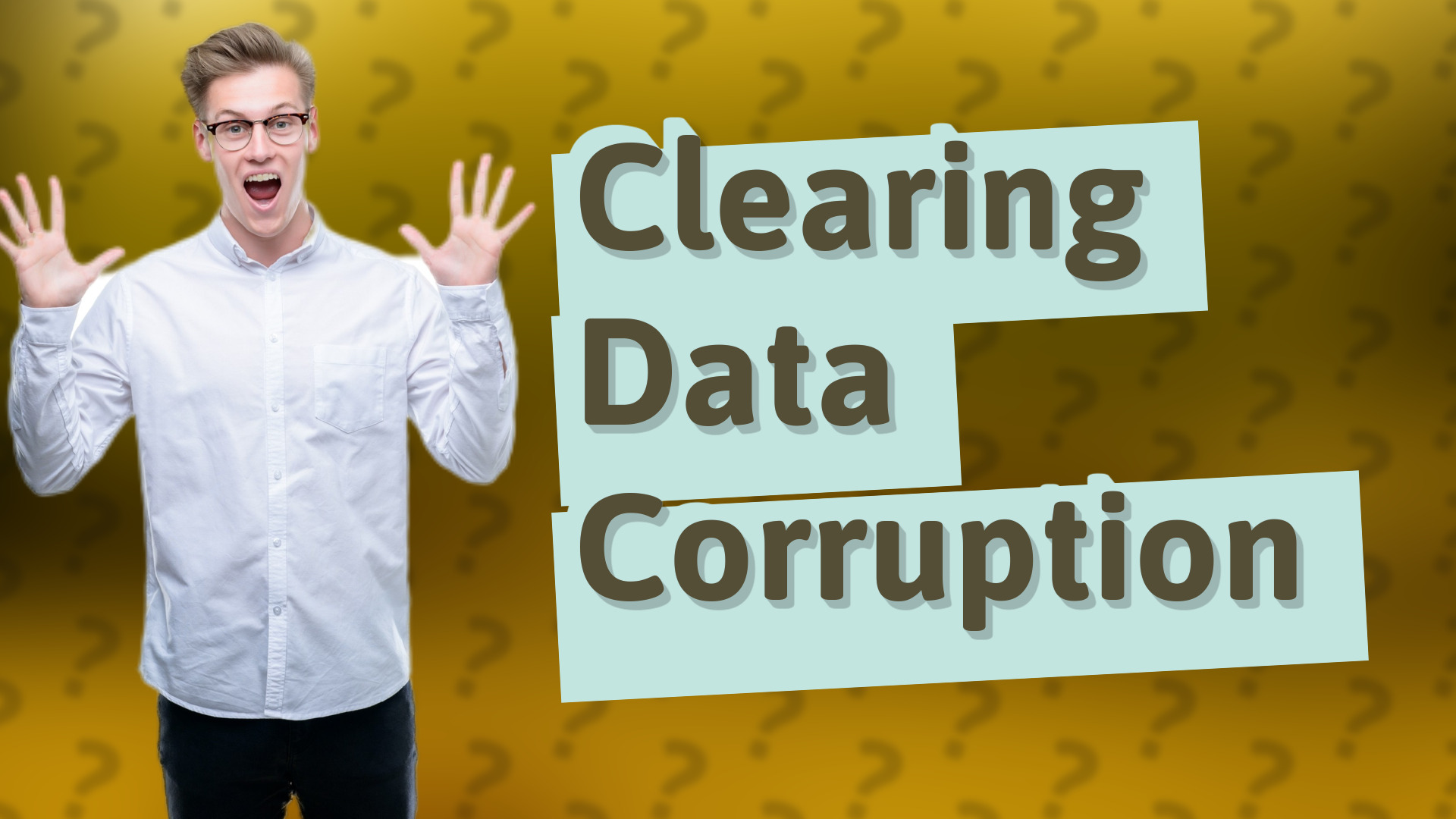 Clearing Data Corruption