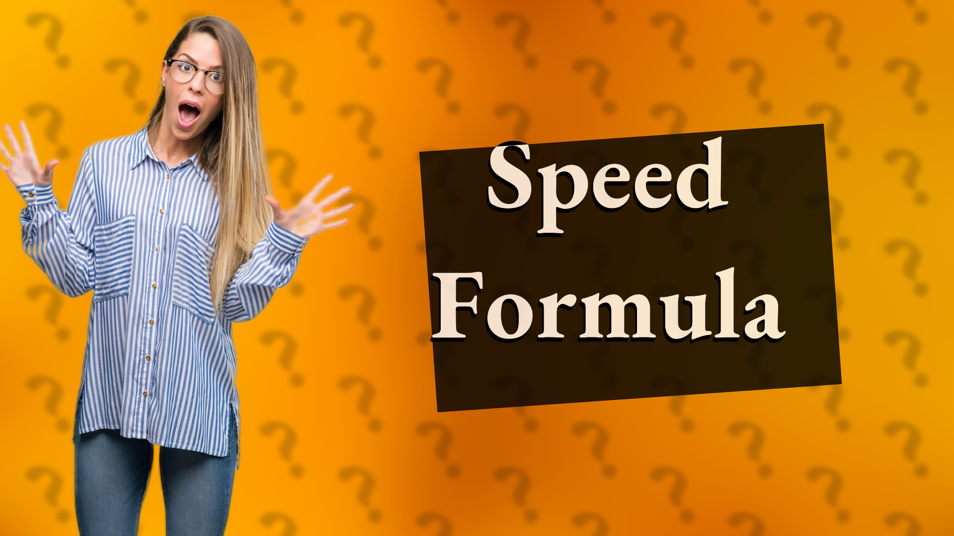 Speed Formula