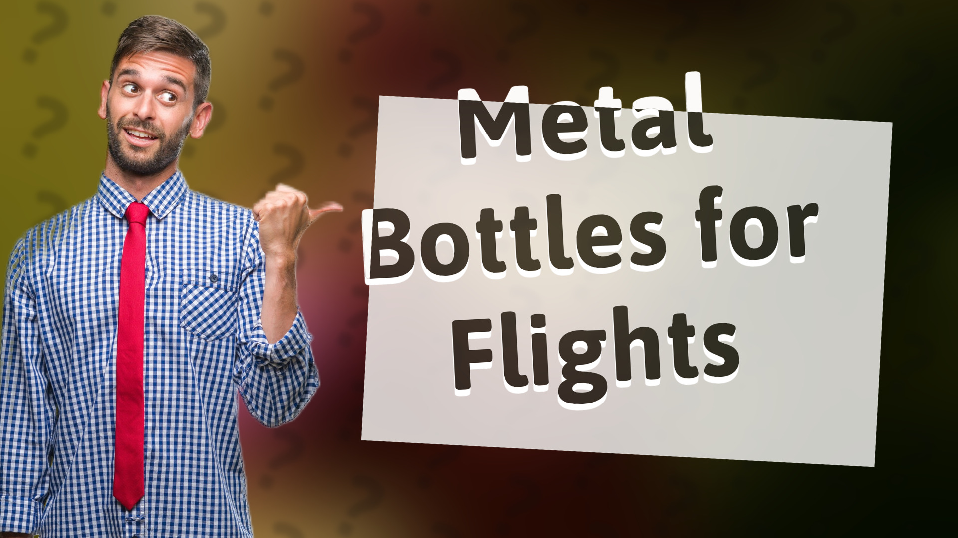 Metal Bottles for Flights