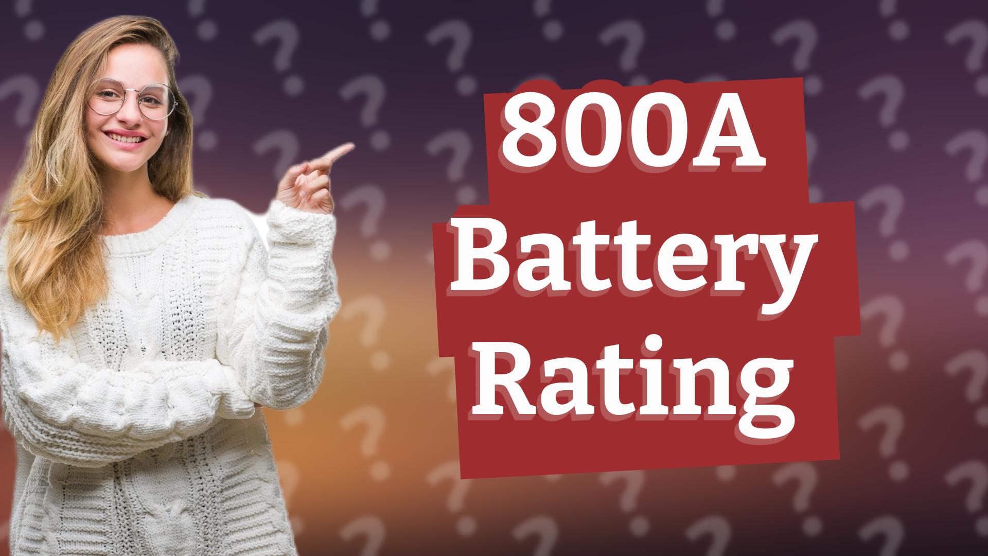 800A Battery Rating
