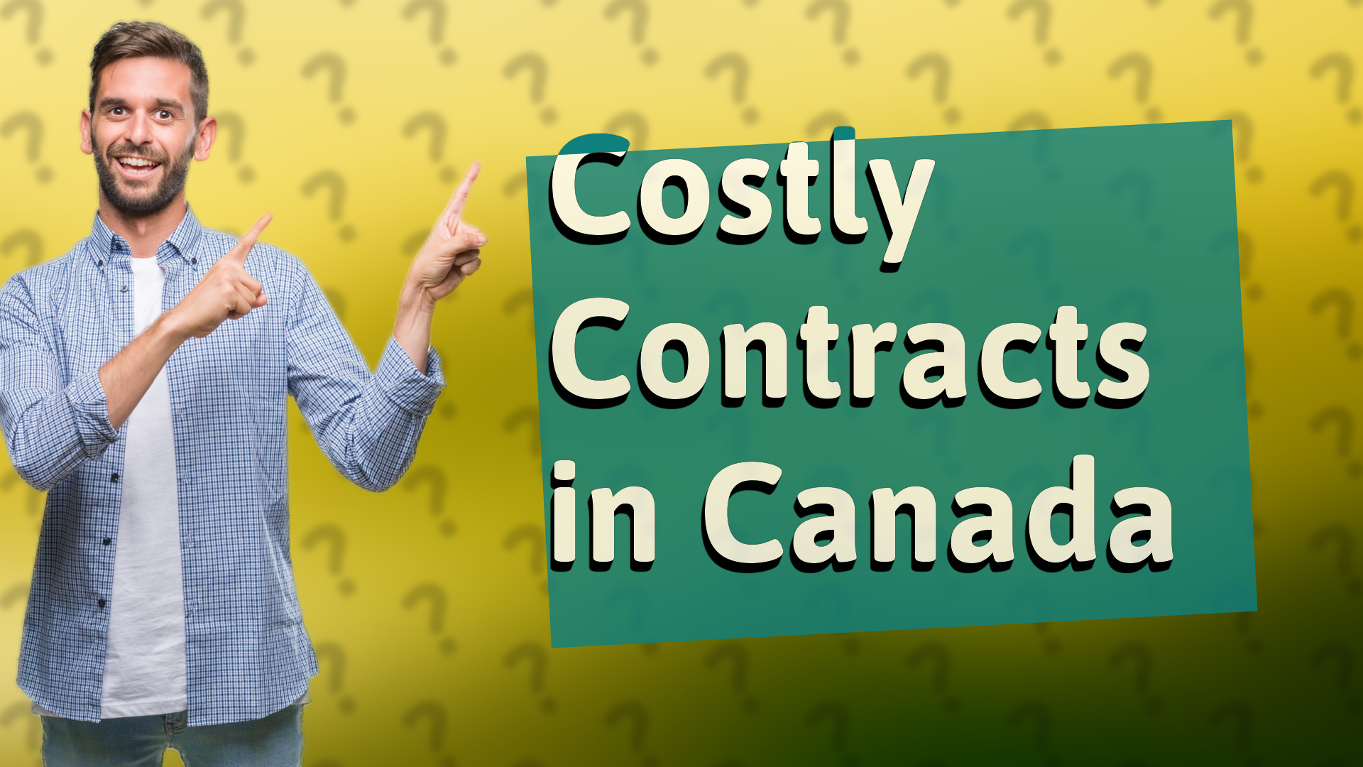 Costly Contracts in Canada
