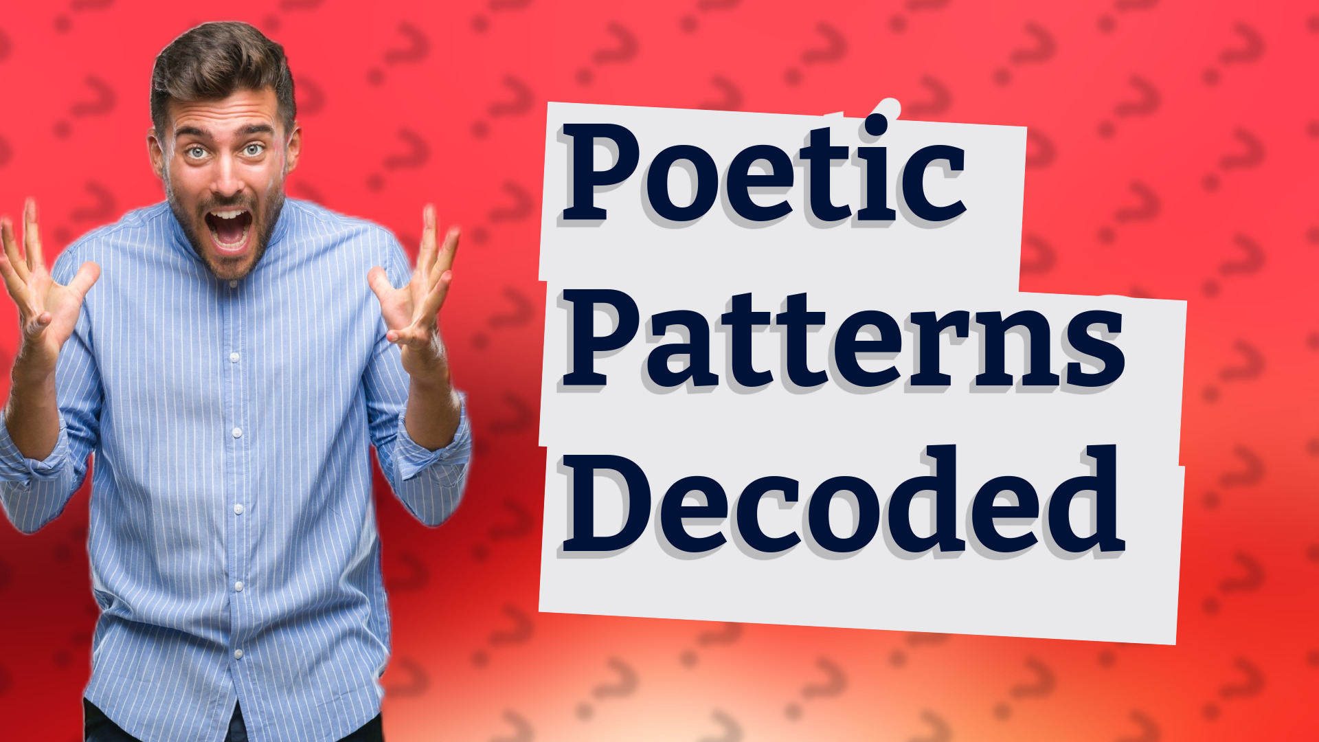 Poetic Patterns Decoded