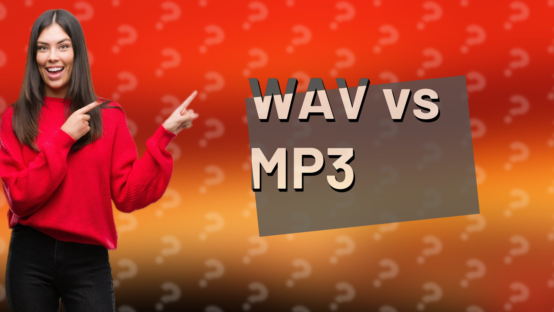 WAV vs MP3