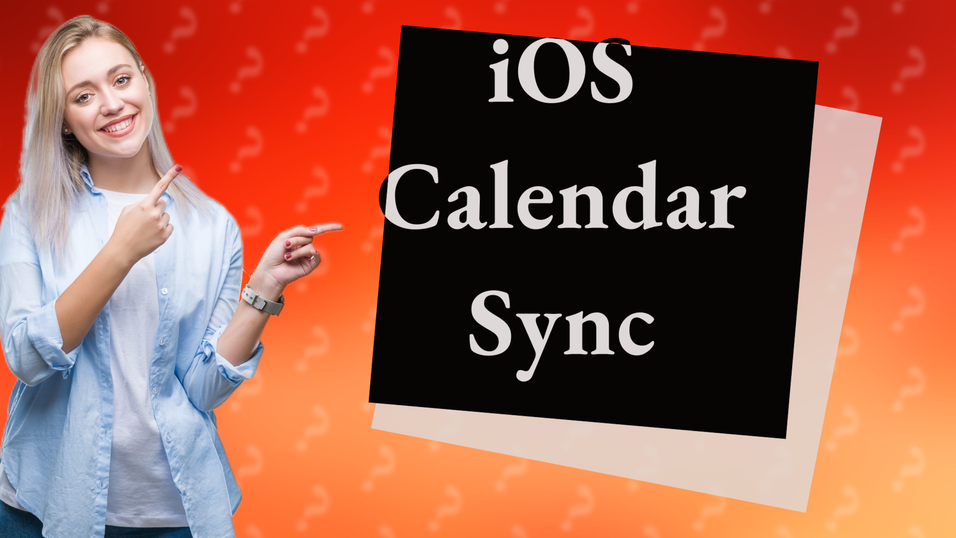 iOS Calendar Sync