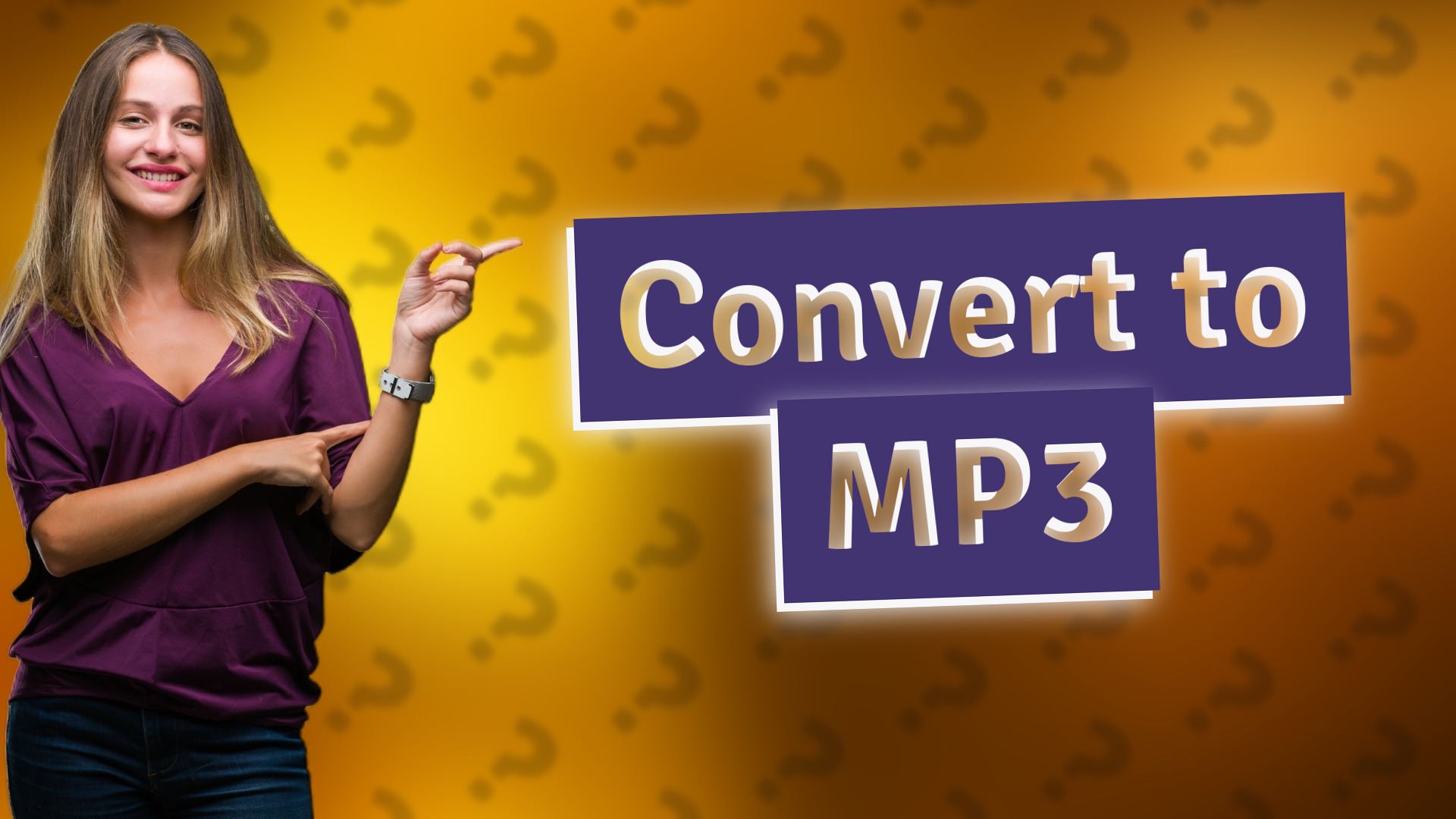 Convert to MP3