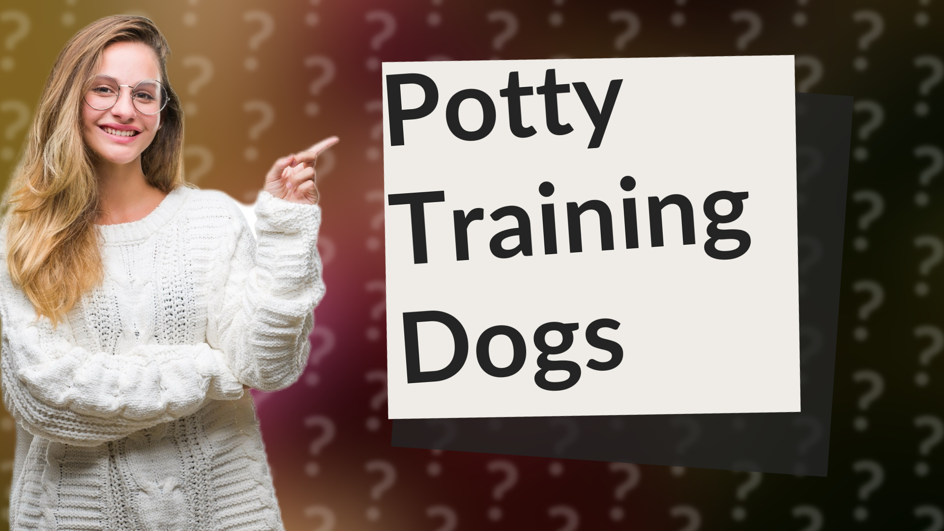 Potty Training Dogs
