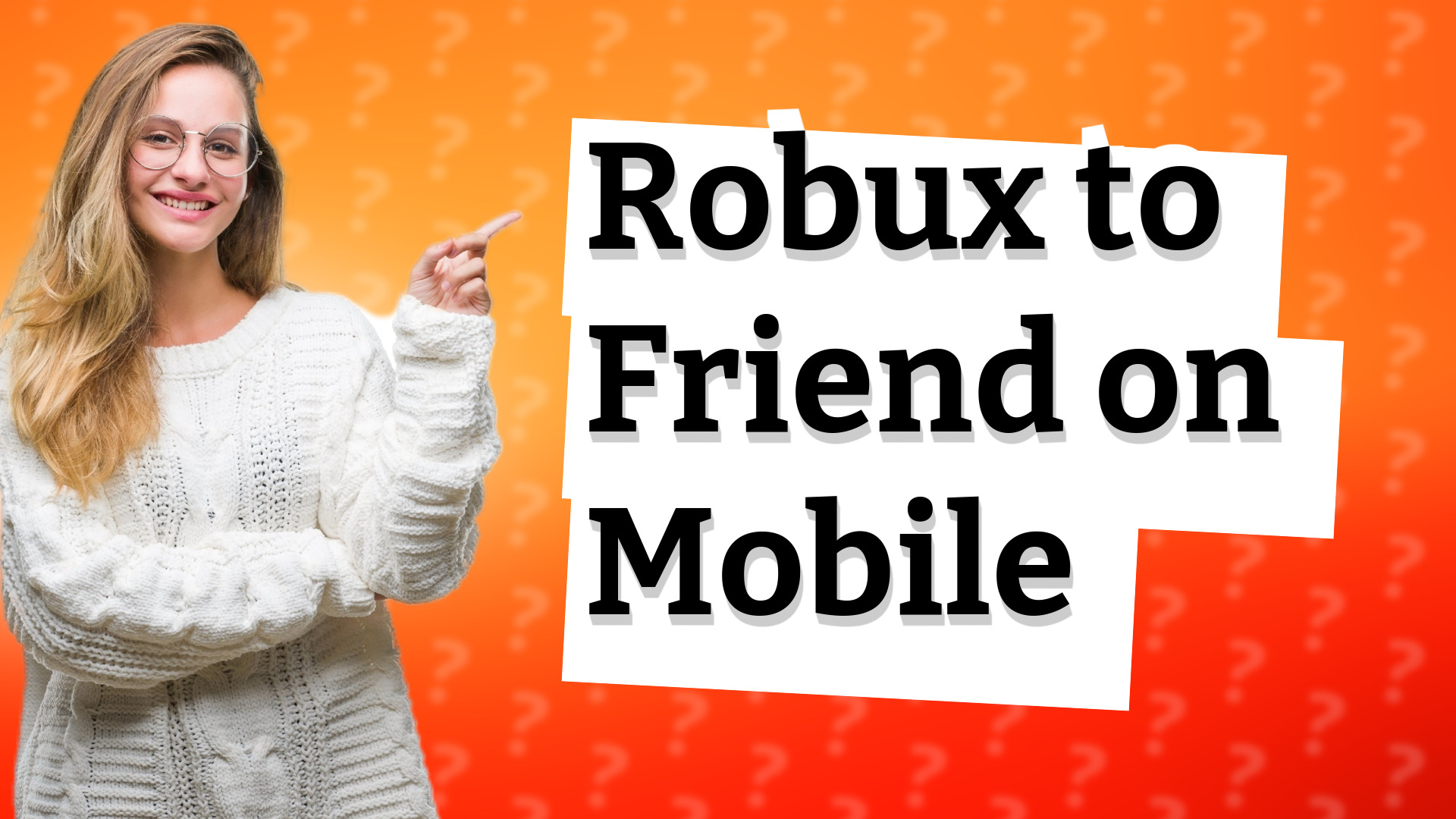 Robux to Friend on Mobile