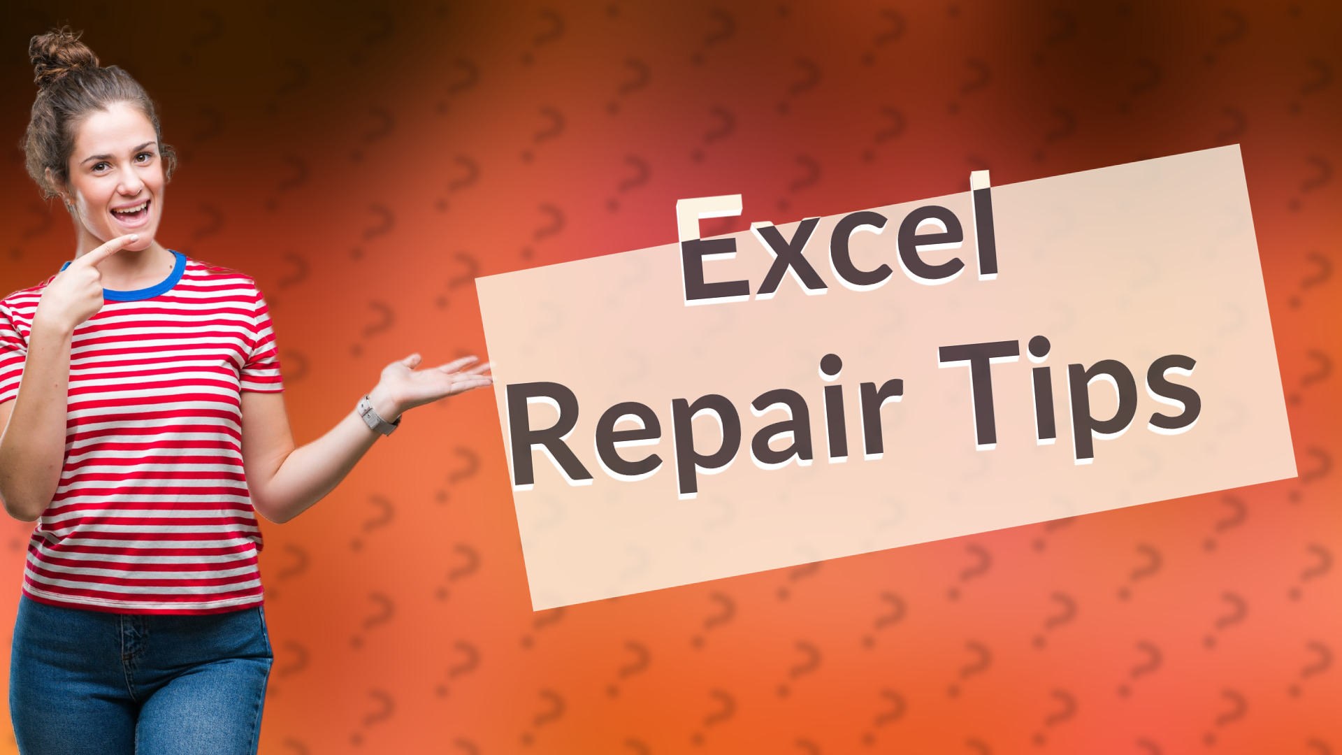 Excel Repair Tips