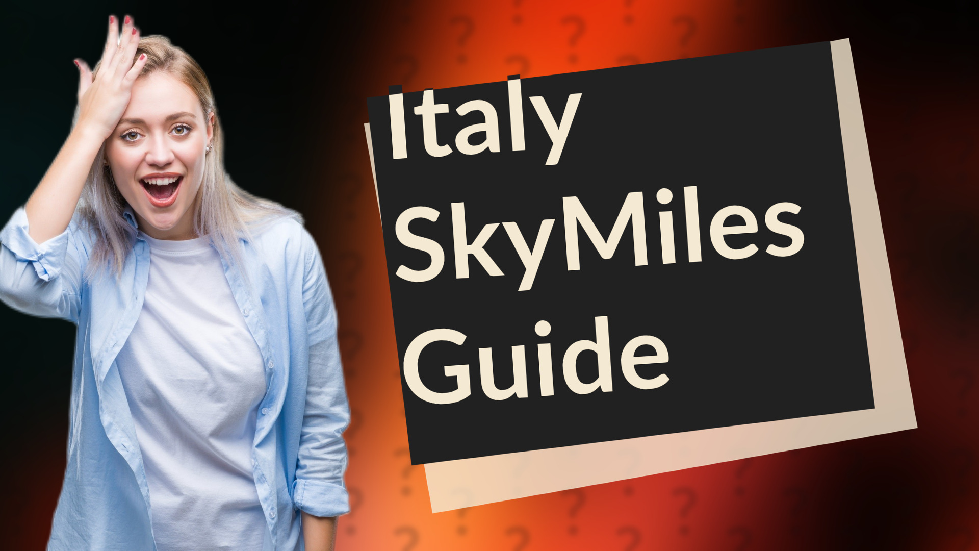 Italy SkyMiles Guide