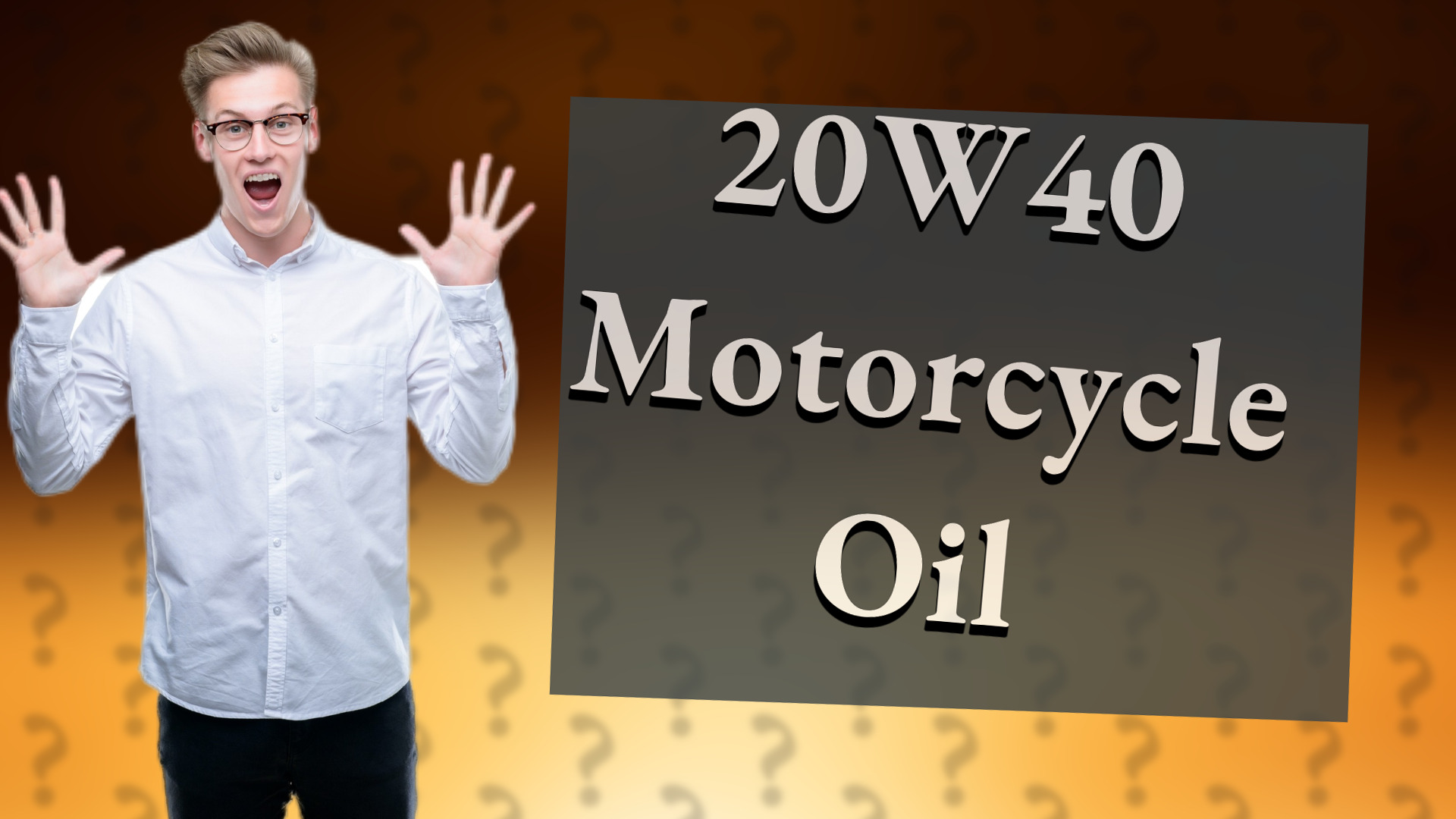 20W40 Motorcycle Oil