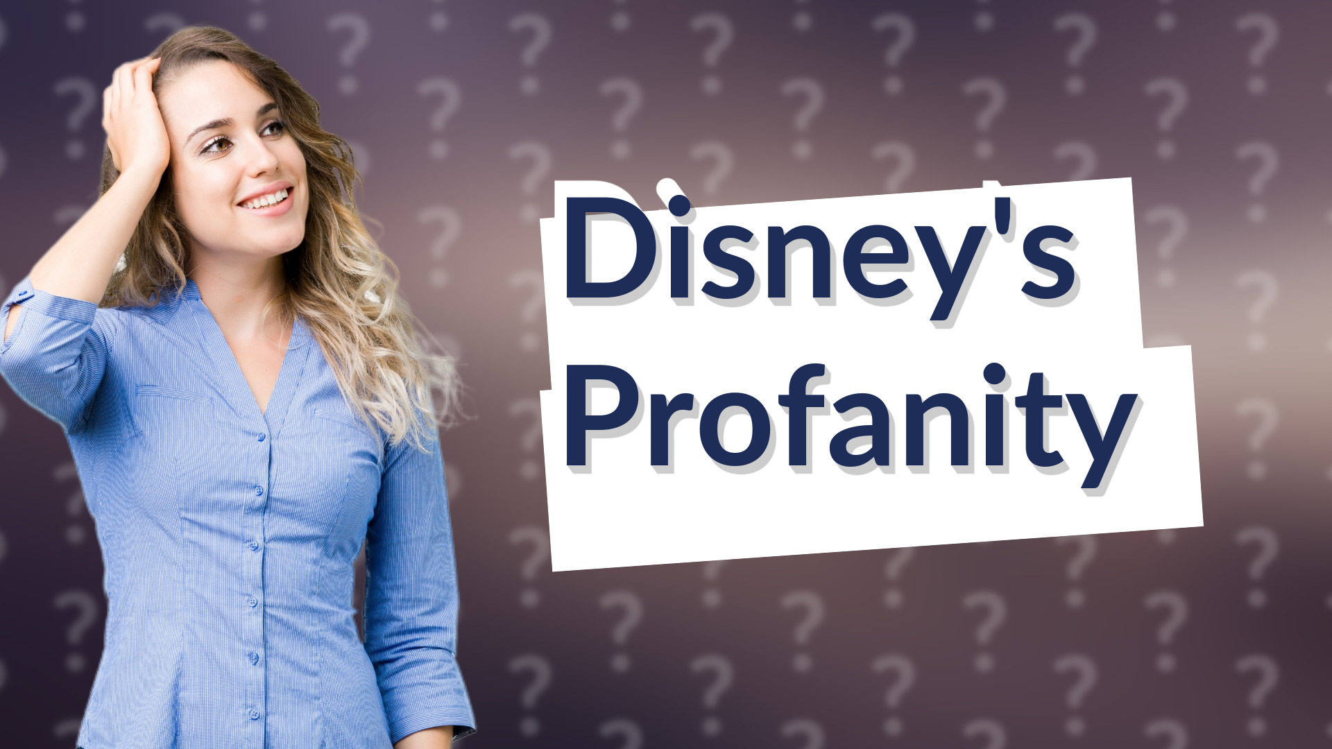 Disney's Profanity