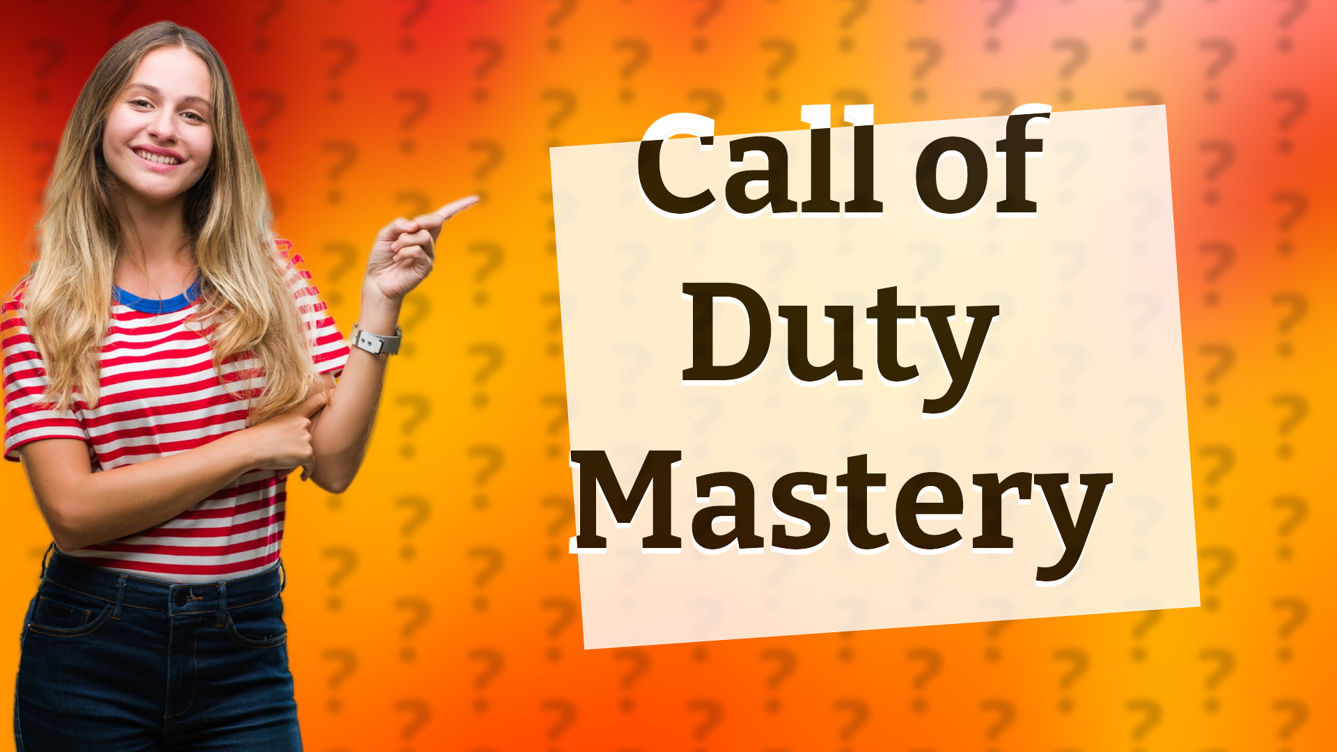 Call of Duty Mastery