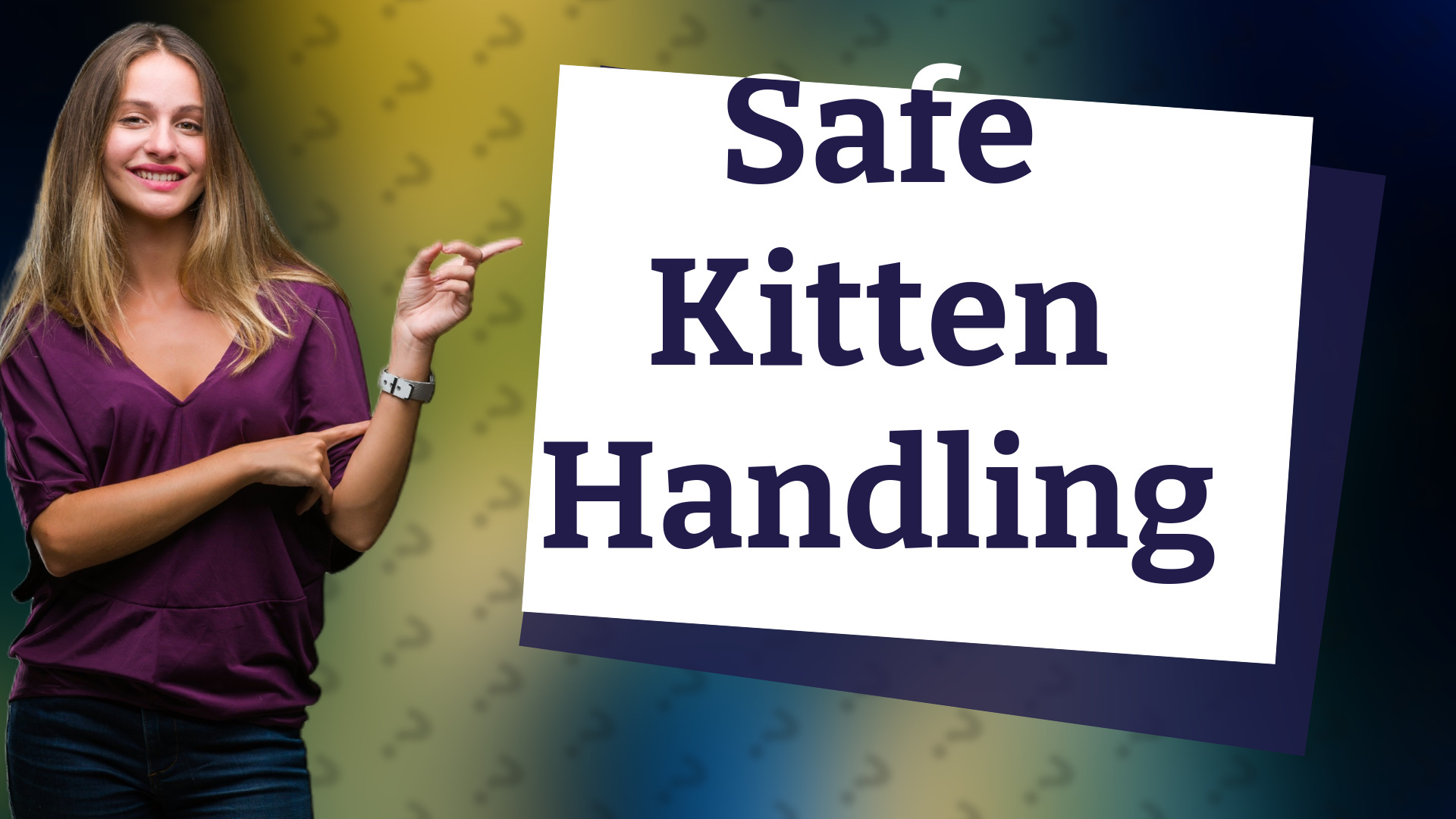 Safe Kitten Handling