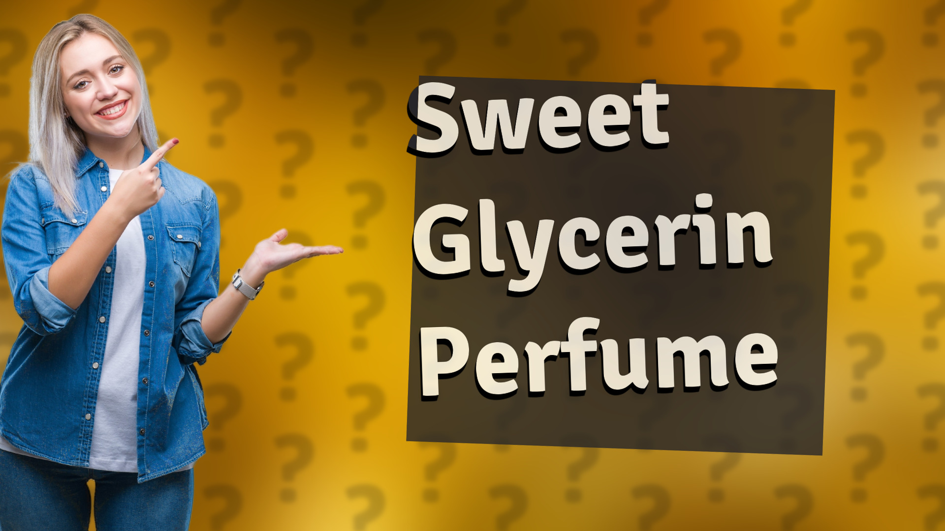 Sweet Glycerin Perfume