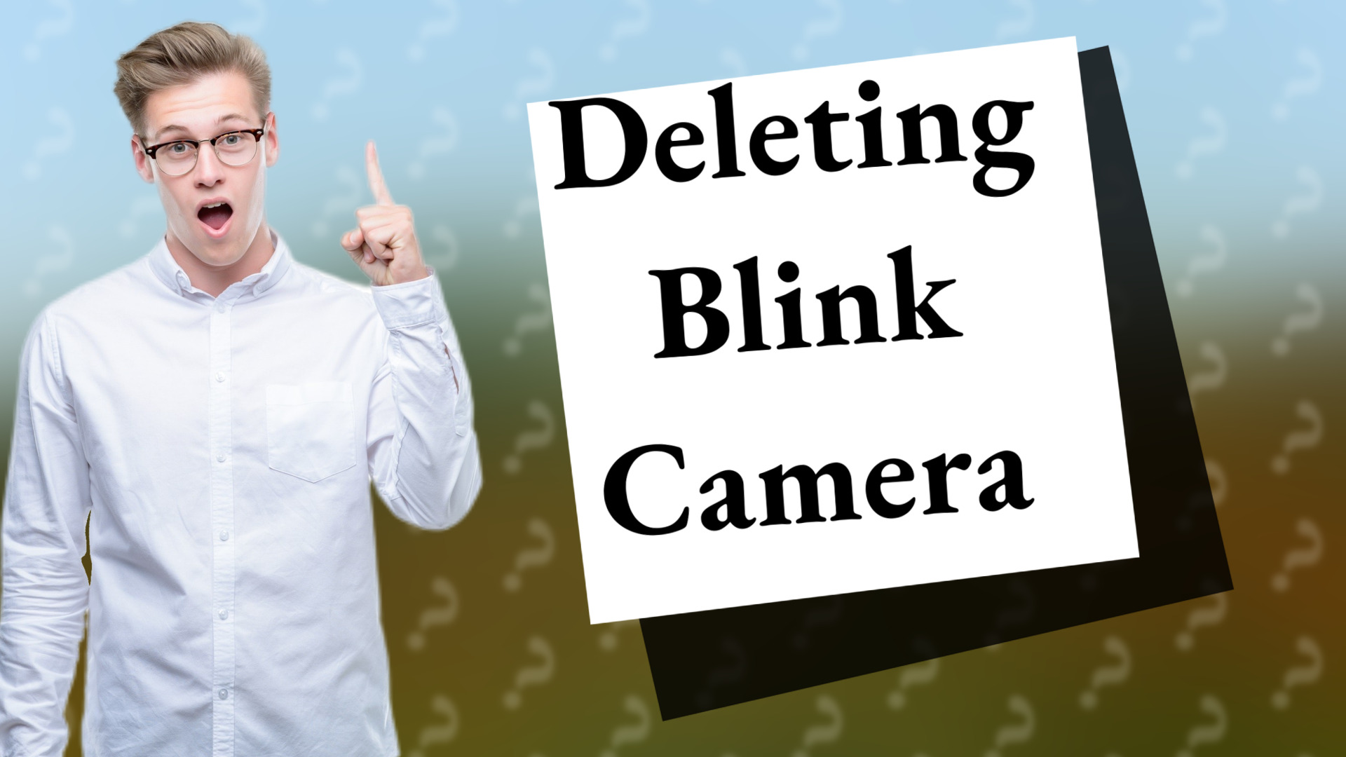 Deleting Blink Camera